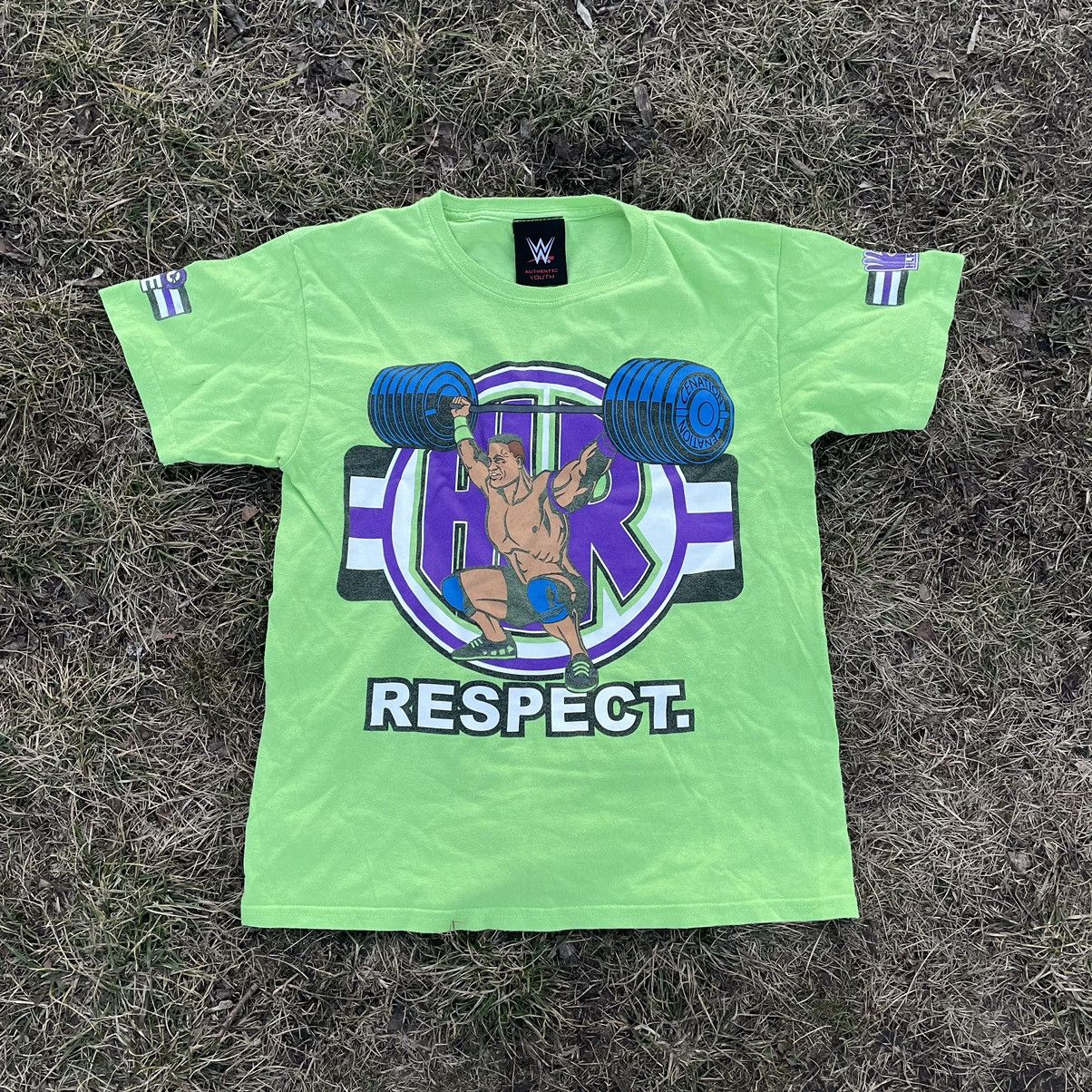 Vintage Y2K Neon Green Graphic Tee Wu Tang Respect Streetwear Slim M Size US M / EU 48-50 / 2 - 2 Thumbnail