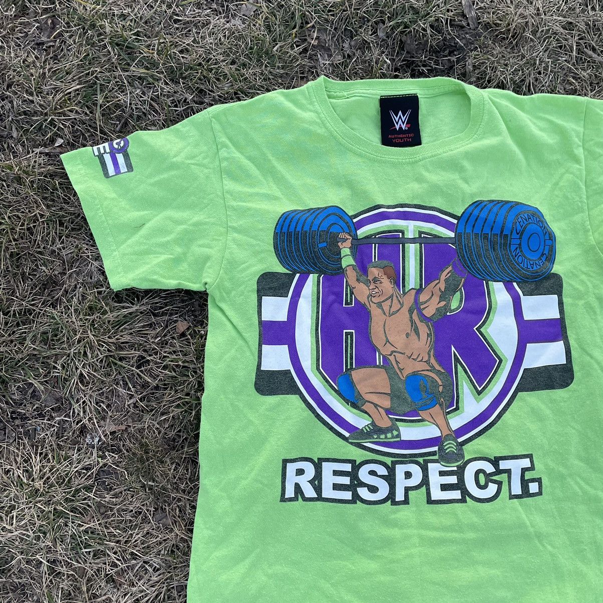 Vintage Y2K Neon Green Graphic Tee Wu Tang Respect Streetwear Slim M Size US M / EU 48-50 / 2 - 4 Thumbnail