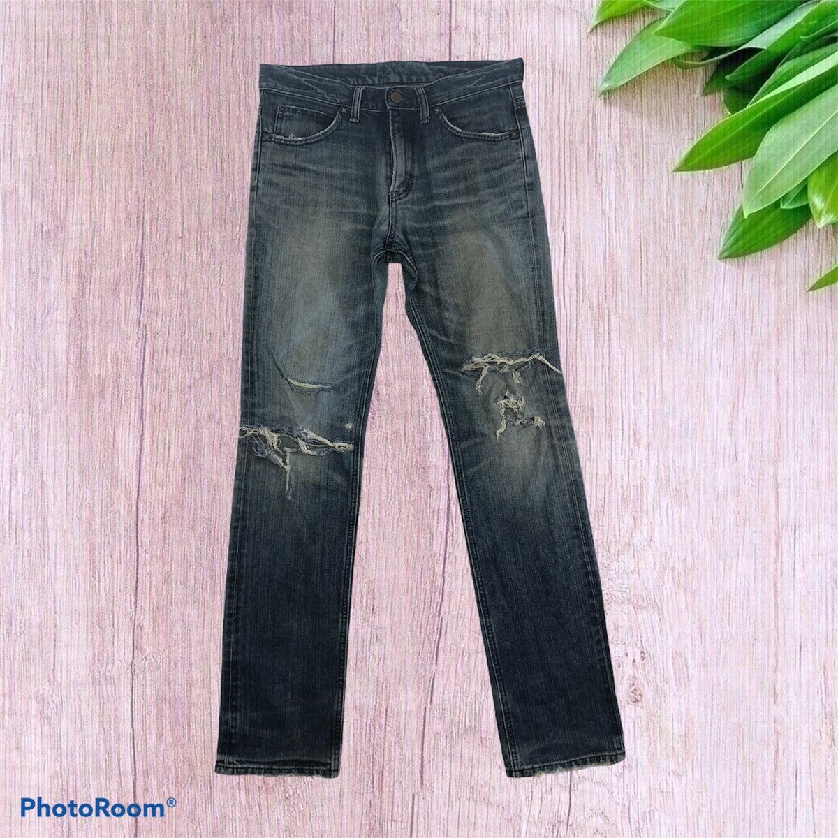 Lee × Vintage Vintage Lee Rider Narrow Cut denim pants Size US 31 - 1 Thumbnail