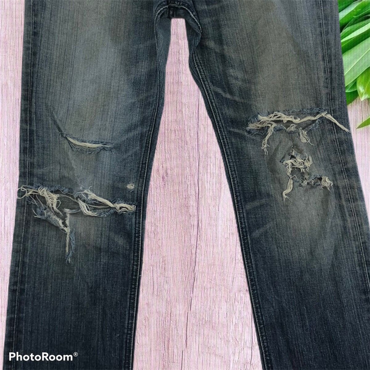 Lee × Vintage Vintage Lee Rider Narrow Cut denim pants Size US 31 - 2 Thumbnail