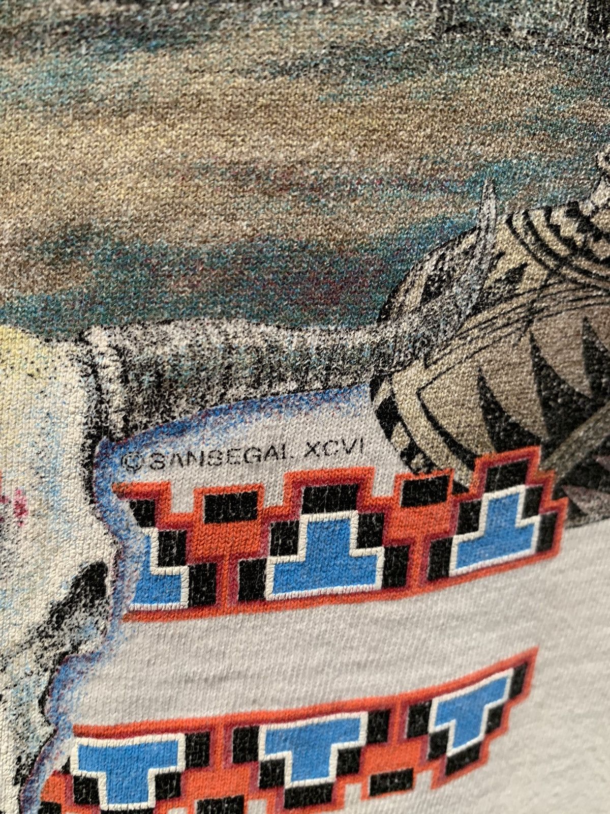 Other × Vintage *RARE* Vintage New Mexico SanSegal Nature Art T-Shirt Large Size US L / EU 52-54 / 3 - 4 Thumbnail