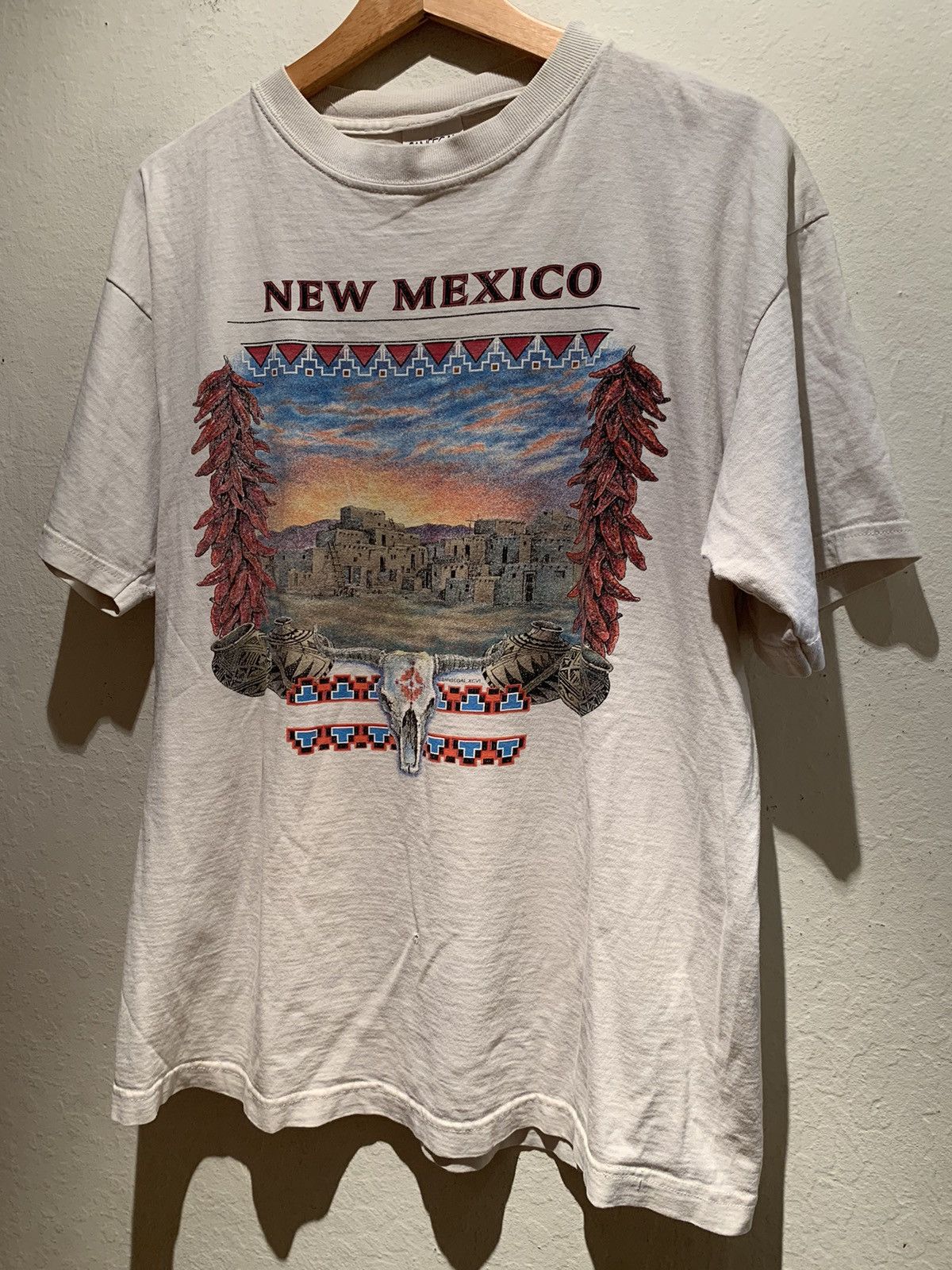 Other × Vintage *RARE* Vintage New Mexico SanSegal Nature Art T-Shirt Large Size US L / EU 52-54 / 3 - 1 Thumbnail