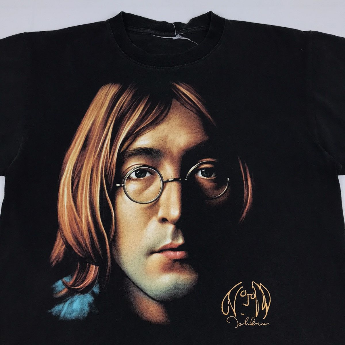 Band Tees × Vintage Vintage JOHN LENNON t-shirt Size US XL / EU 56 / 4 - 2 Thumbnail