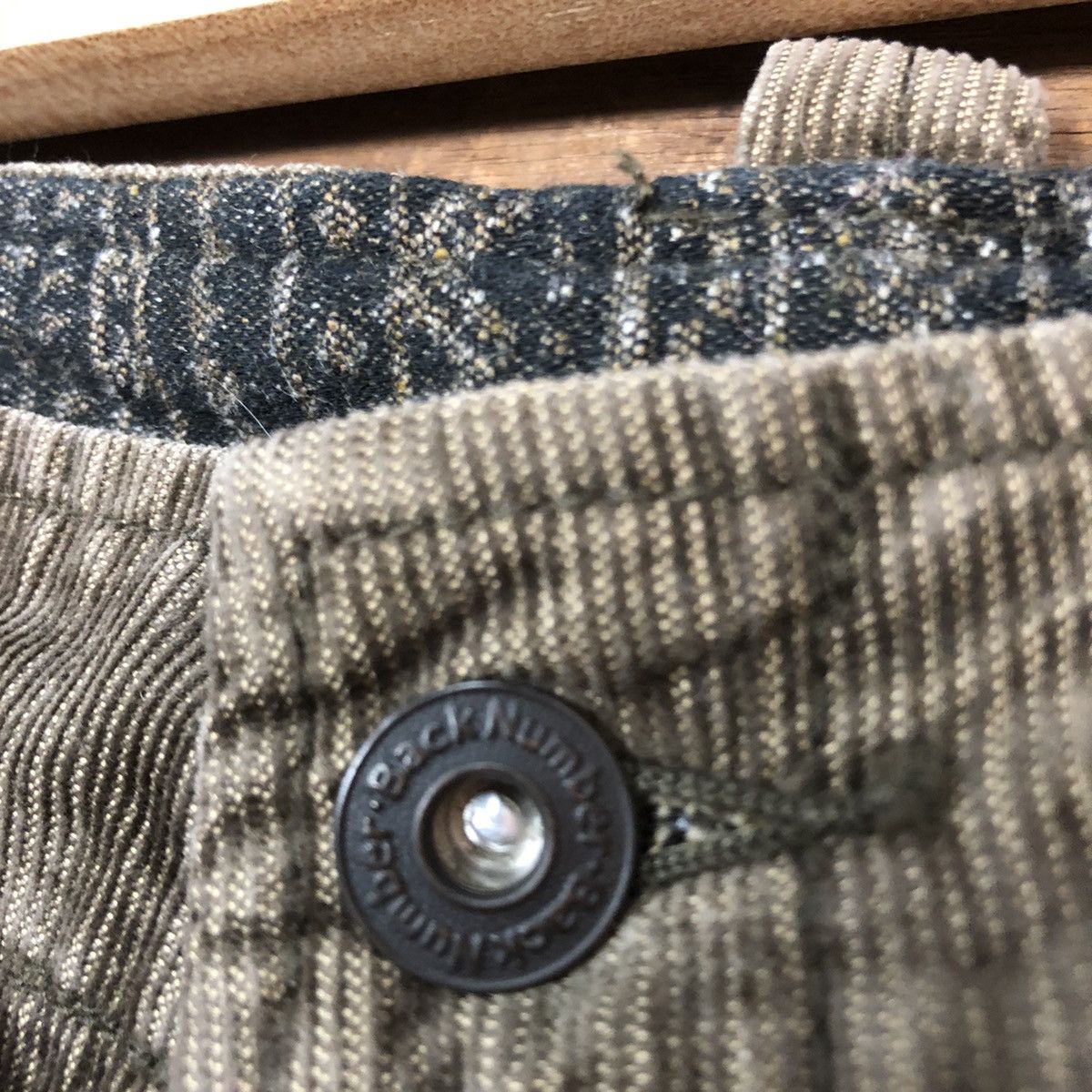 Japanese Brand Back Number Dark Brown Corduroy cargo utility Pants #5430DL Size US 32 / EU 48 - 8 Thumbnail