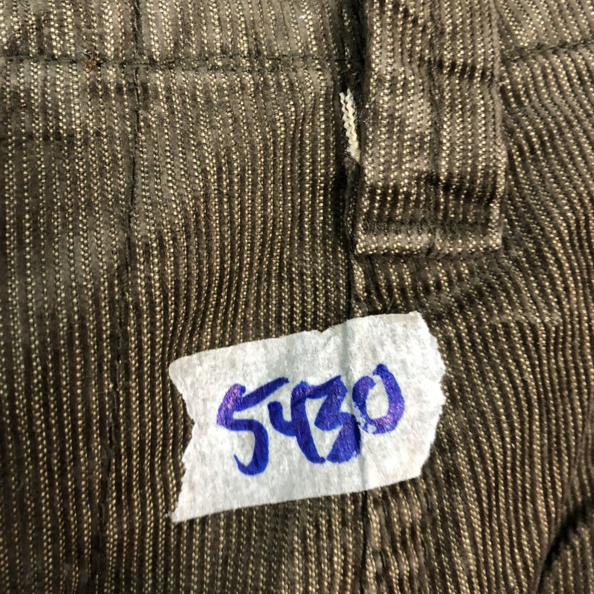 Japanese Brand Back Number Dark Brown Corduroy cargo utility Pants #5430DL Size US 32 / EU 48 - 7 Thumbnail