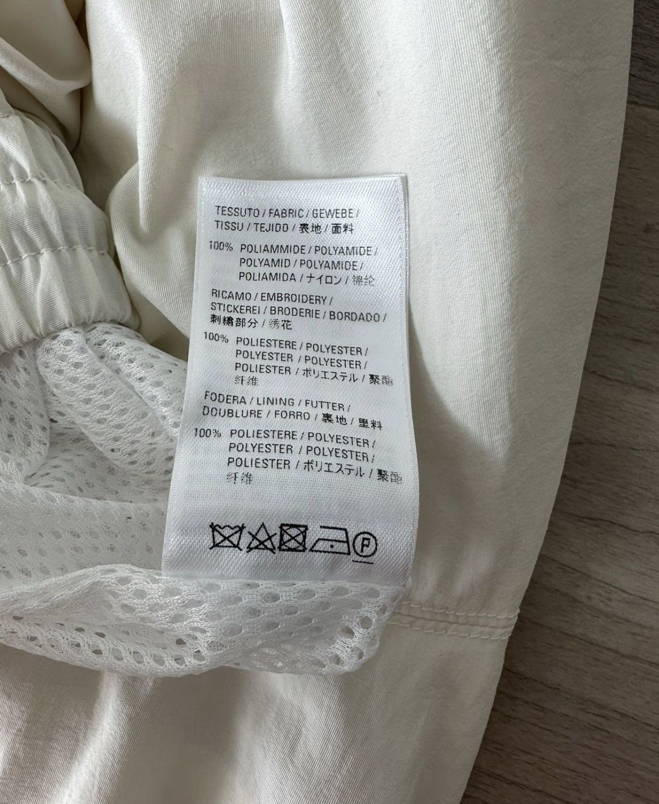 Balenciaga Balenciaga White Cream Nylon Stripped Trackpants with logo Size US 30 / EU 46 - 6 Thumbnail