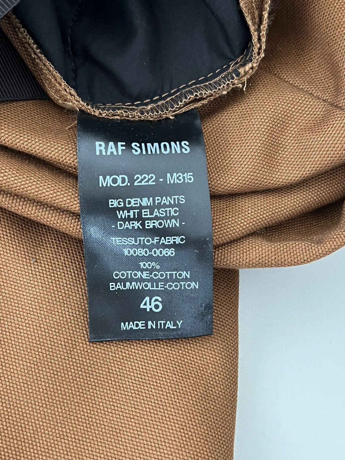 Raf Simons Gathered waist wide leg trousers Size US 30 / EU 46 - 10 Thumbnail