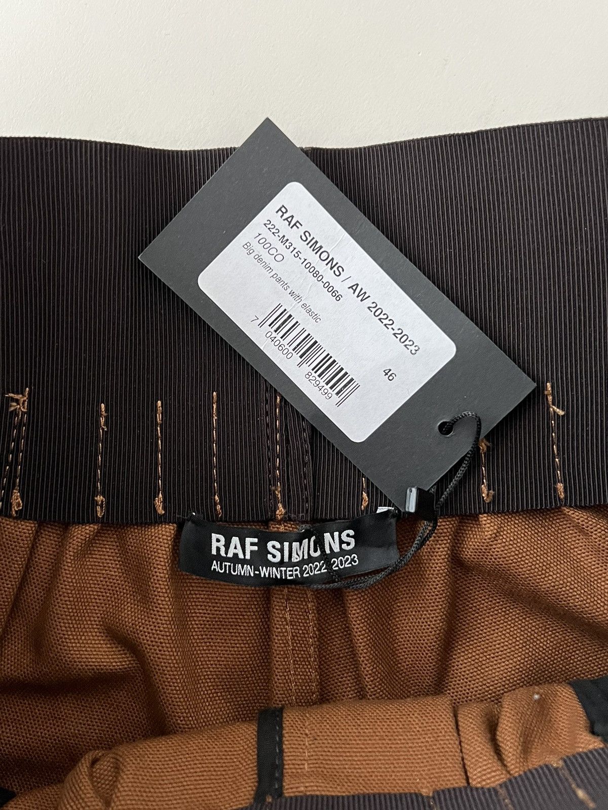 Raf Simons Gathered waist wide leg trousers Size US 30 / EU 46 - 9 Thumbnail