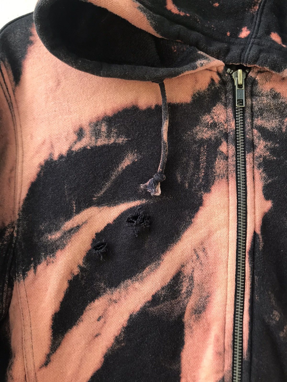 Champion Champion hoodie custom bleach destroy distress Size US M / EU 48-50 / 2 - 3 Thumbnail