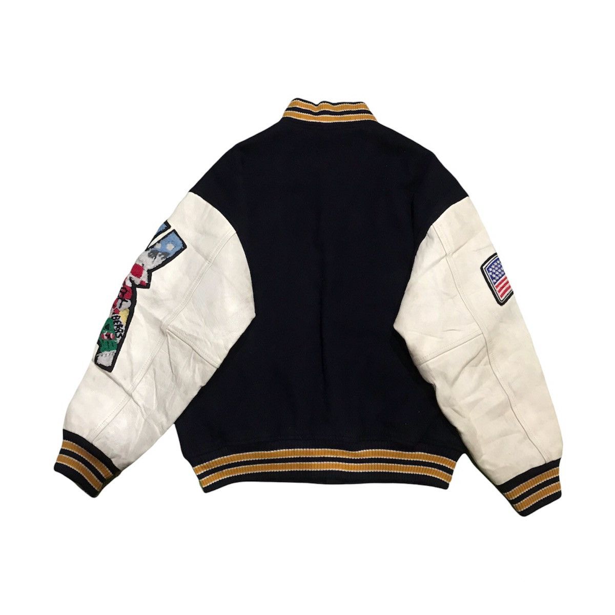 Other Vintage Varsity Dream Boy 1958 USA flag 87 patches leather Size US L / EU 52-54 / 3 - 4 Thumbnail