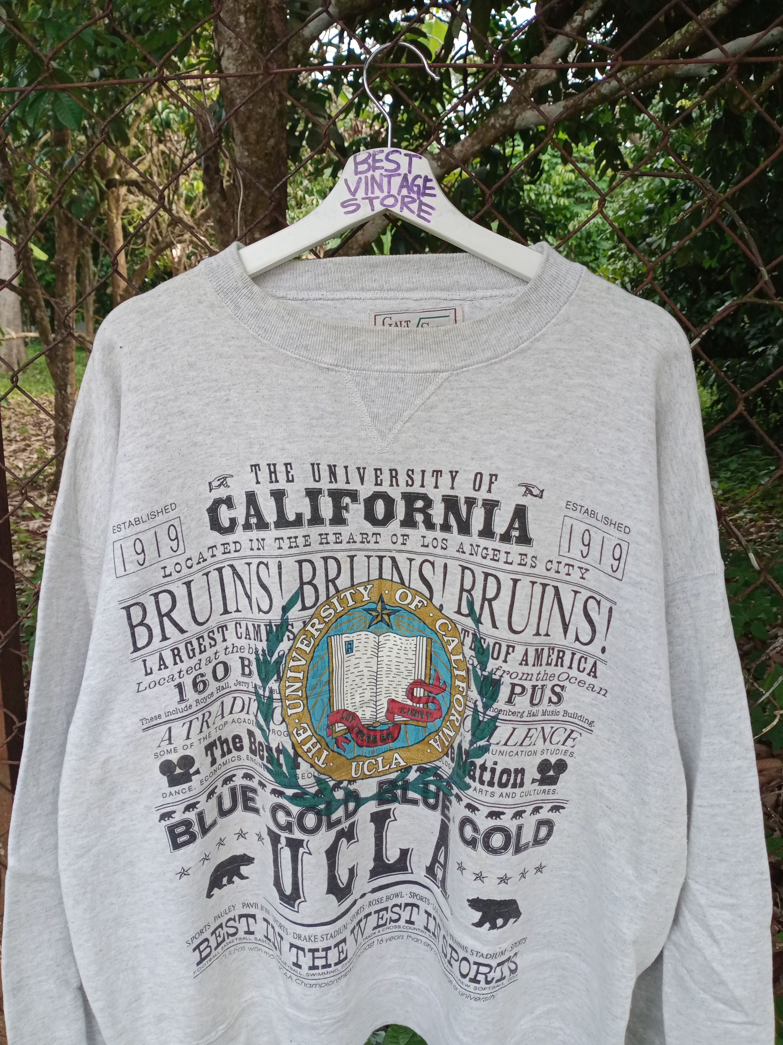 Vintage Vintage University of California, Bruins UCLA Sweatshirt Size US XL / EU 56 / 4 - 2 Thumbnail