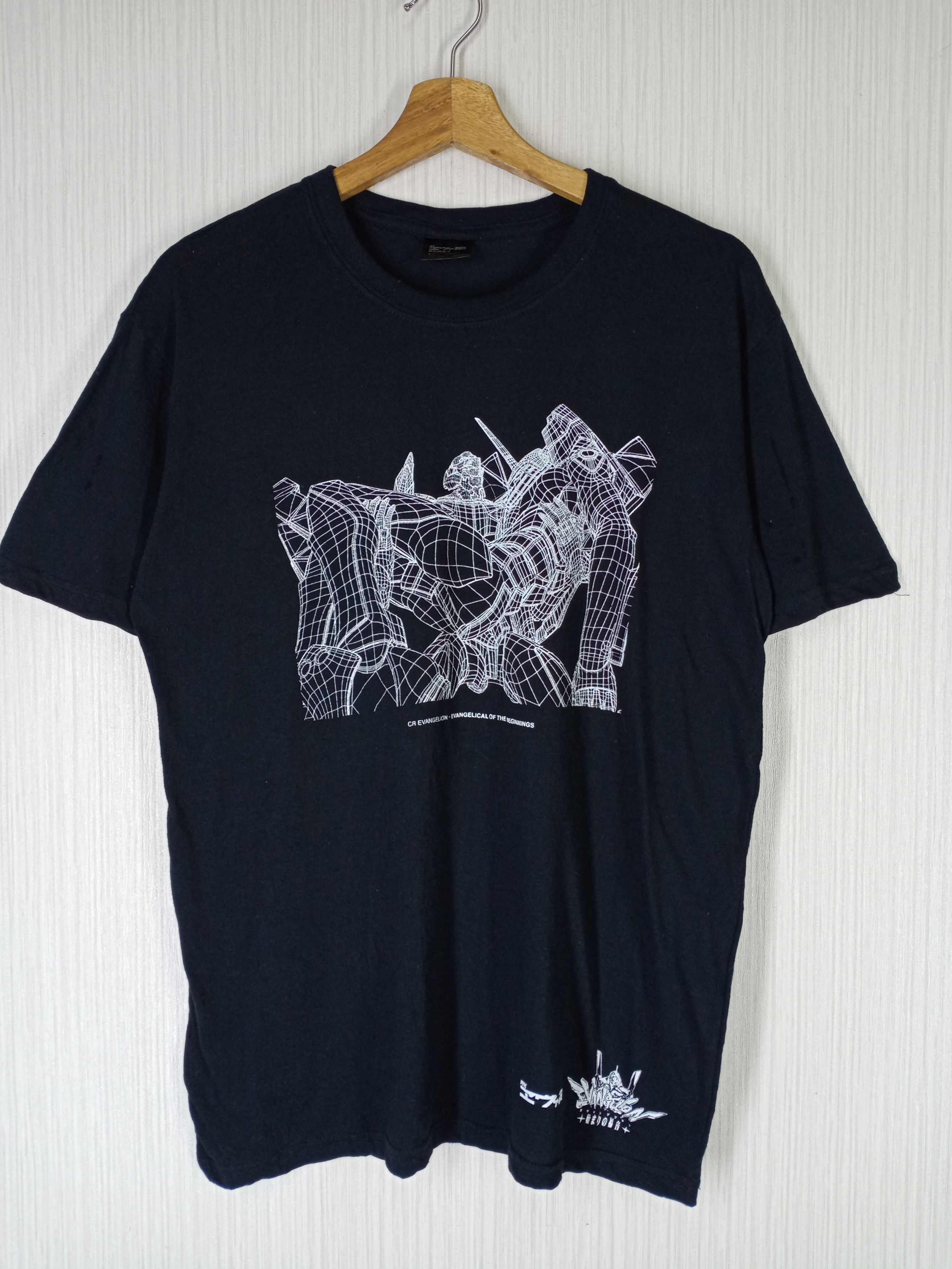 Vintage Neon Genesis Evangelion Anime Tshirt