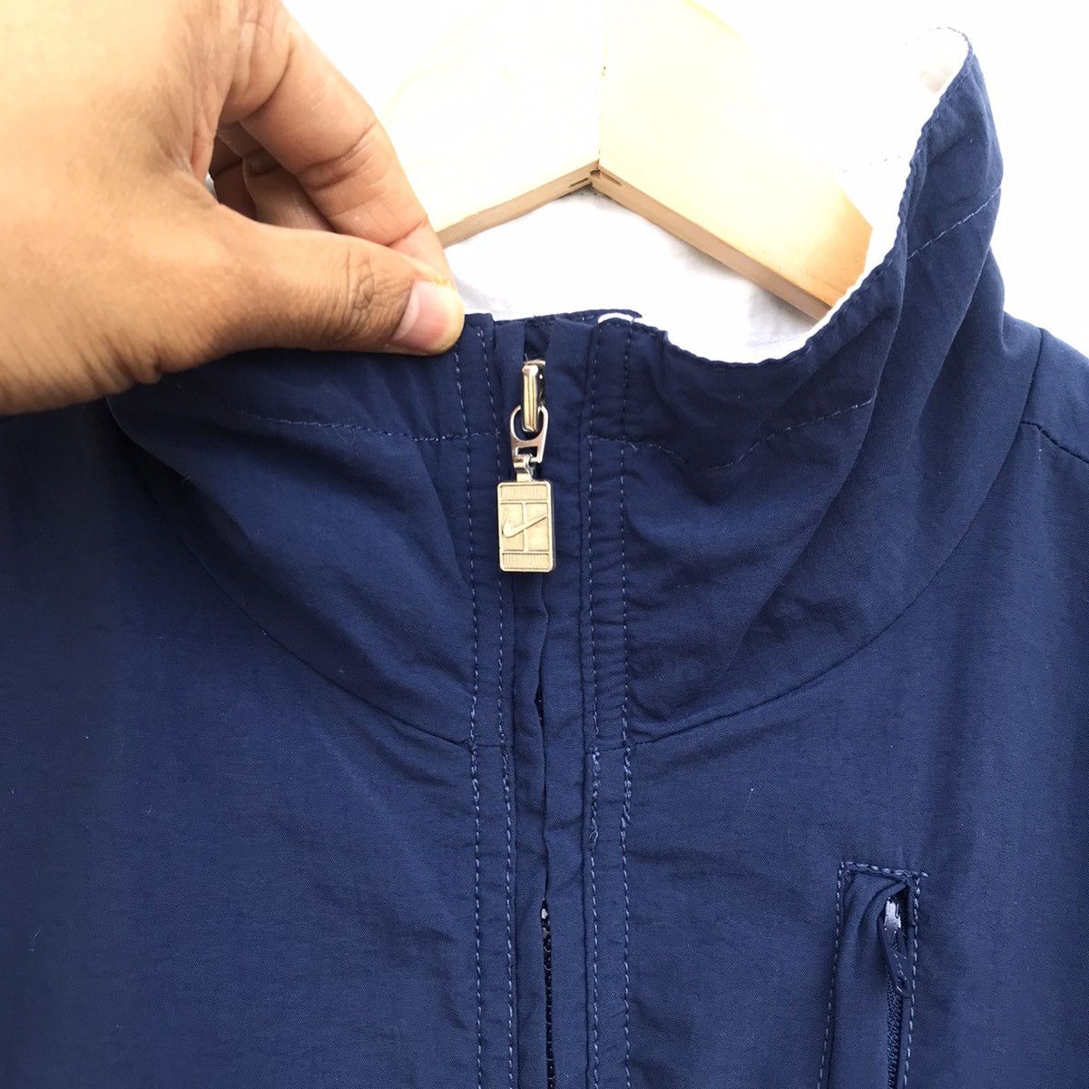 Nike × Vintage Rare 90s Nike court logo 2 in 1 jacket removeable zipper Size US M / EU 48-50 / 2 - 6 Thumbnail