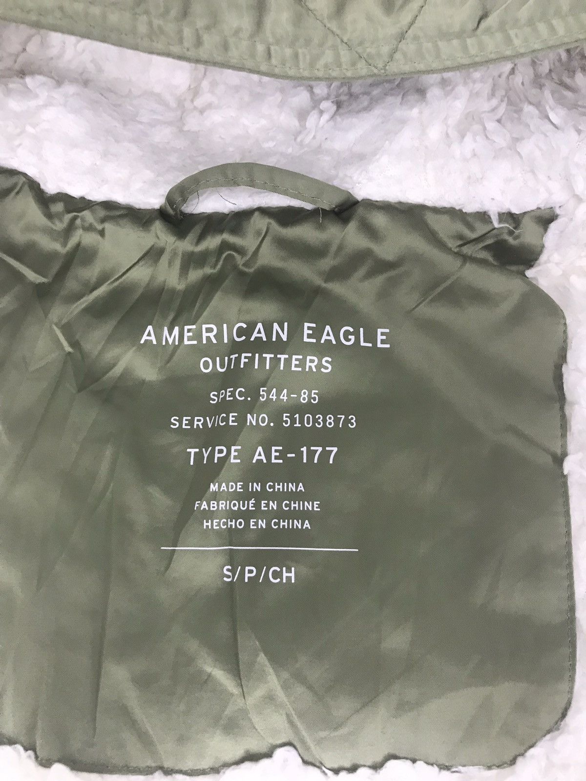 American Eagle Outfitters American Eagle Thick Bomber Jacket Sherpa Inner Unisex Size US S / EU 44-46 / 1 - 7 Thumbnail