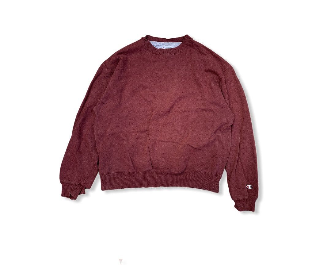 Champion × Vintage Vintage oversize distressed Champion Sweatshirt Size US XL / EU 56 / 4 - 1 Thumbnail