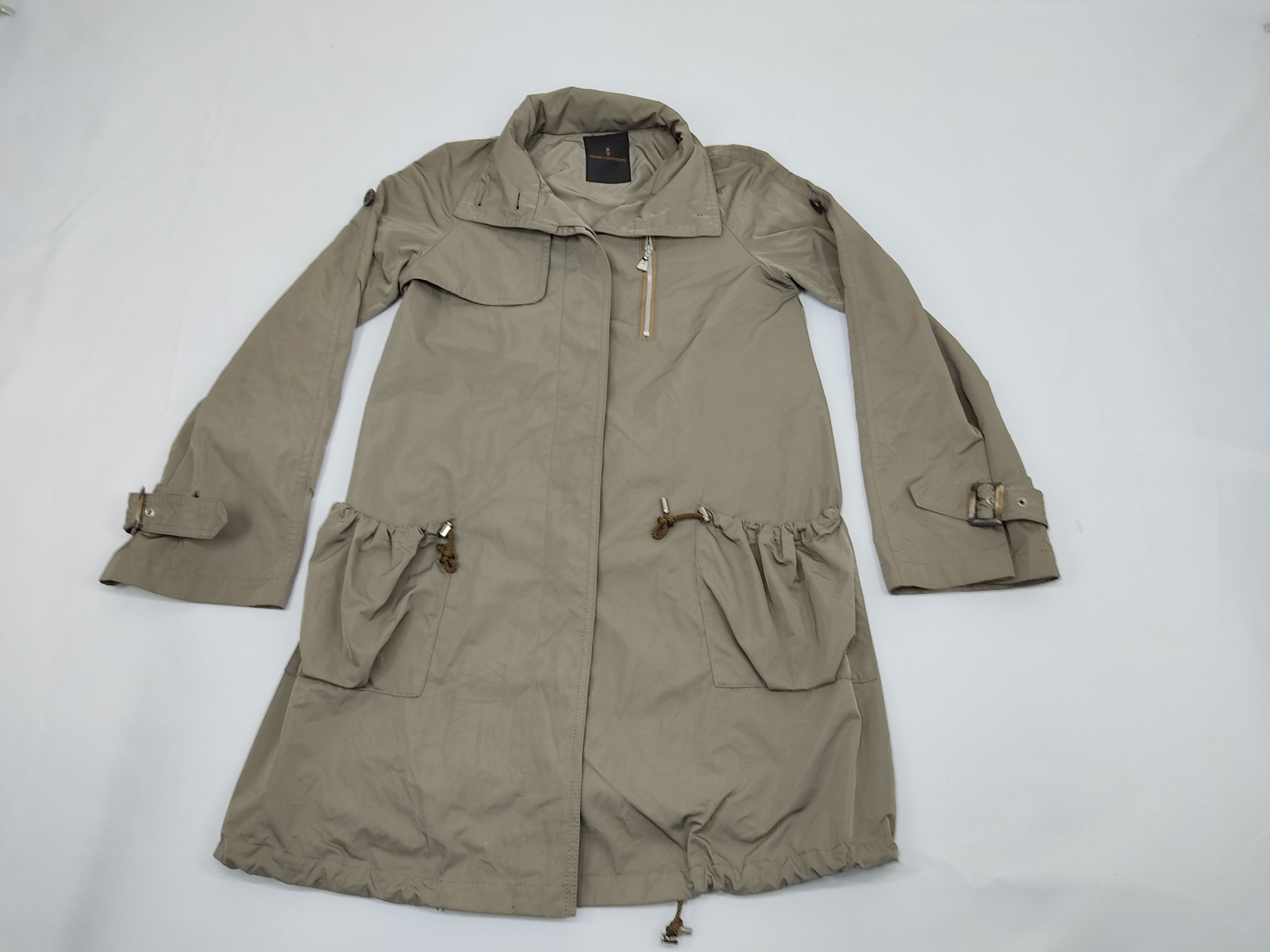 Japanese Brand Trans Continents Zipper Jacket Parka Hoodie Wrap Size US S / EU 44-46 / 1 - 1 Thumbnail