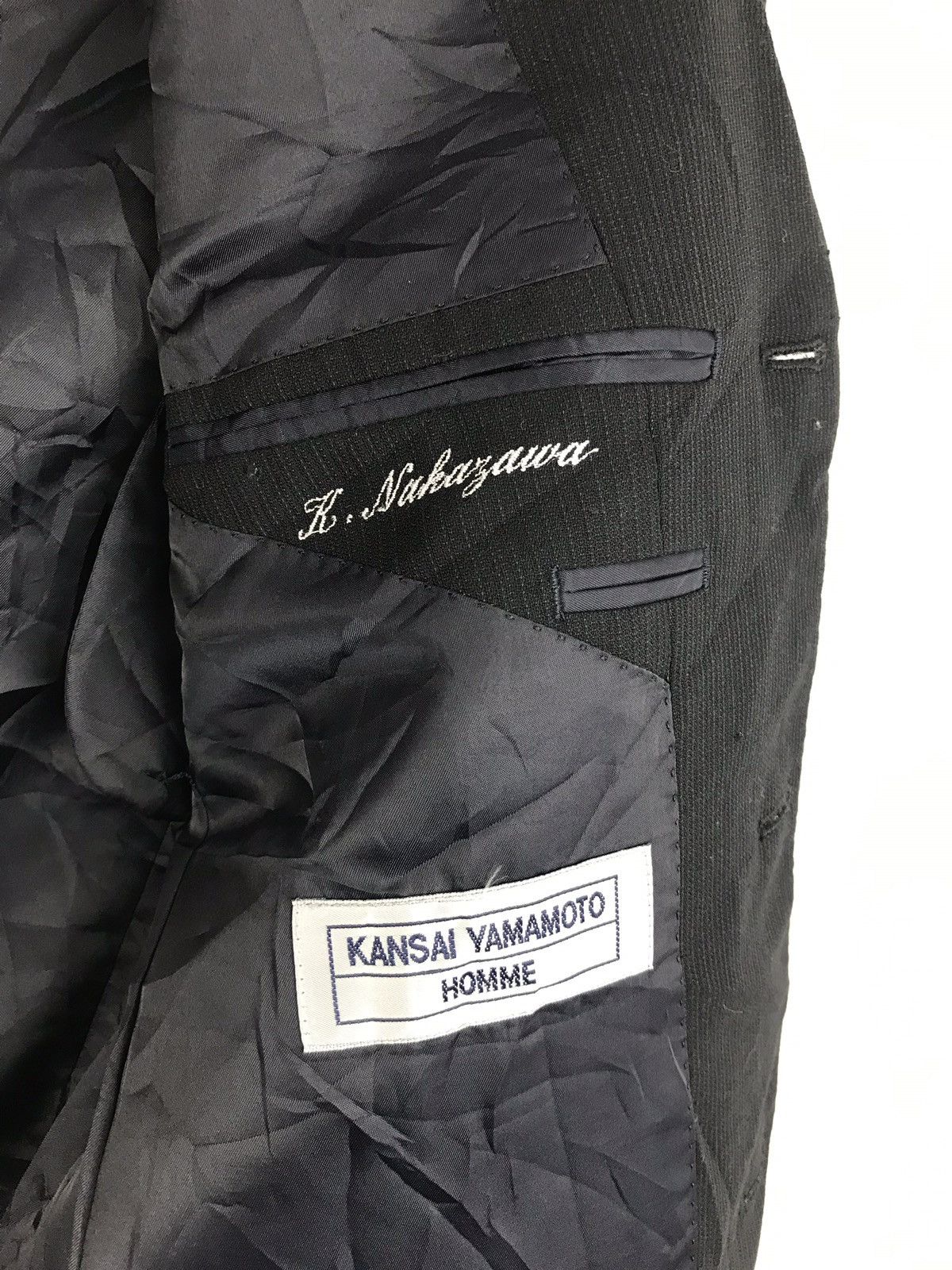 Designer Kansai Yamamoto Blazzer Coat Homme Smart Casual Wear Eye O2 Size 40R - 5 Thumbnail
