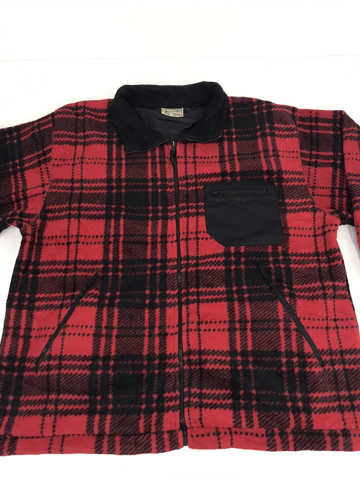 Japanese Brand × Solid and Striped × Vintage Vintage Water Buffal Sweatshirt Fleece Zipper Style Jacket Size US XL / EU 56 / 4 - 3 Thumbnail