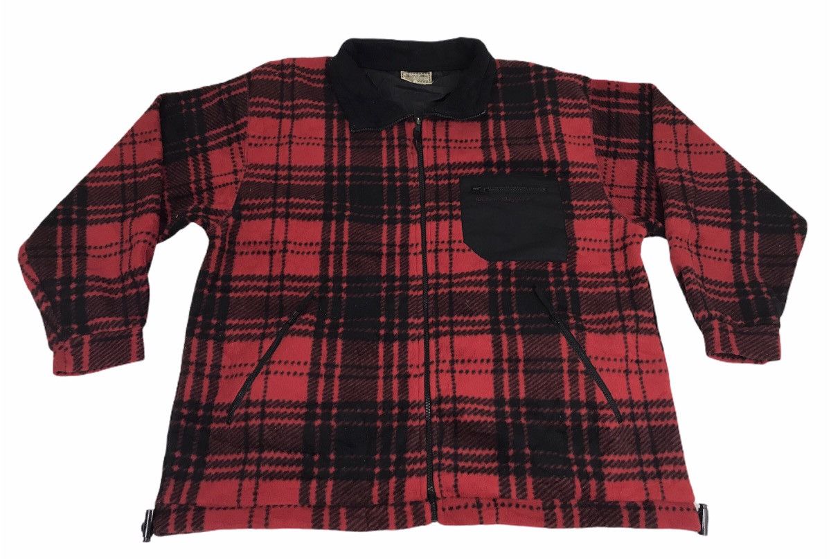 Japanese Brand × Solid and Striped × Vintage Vintage Water Buffal Sweatshirt Fleece Zipper Style Jacket Size US XL / EU 56 / 4 - 1 Thumbnail