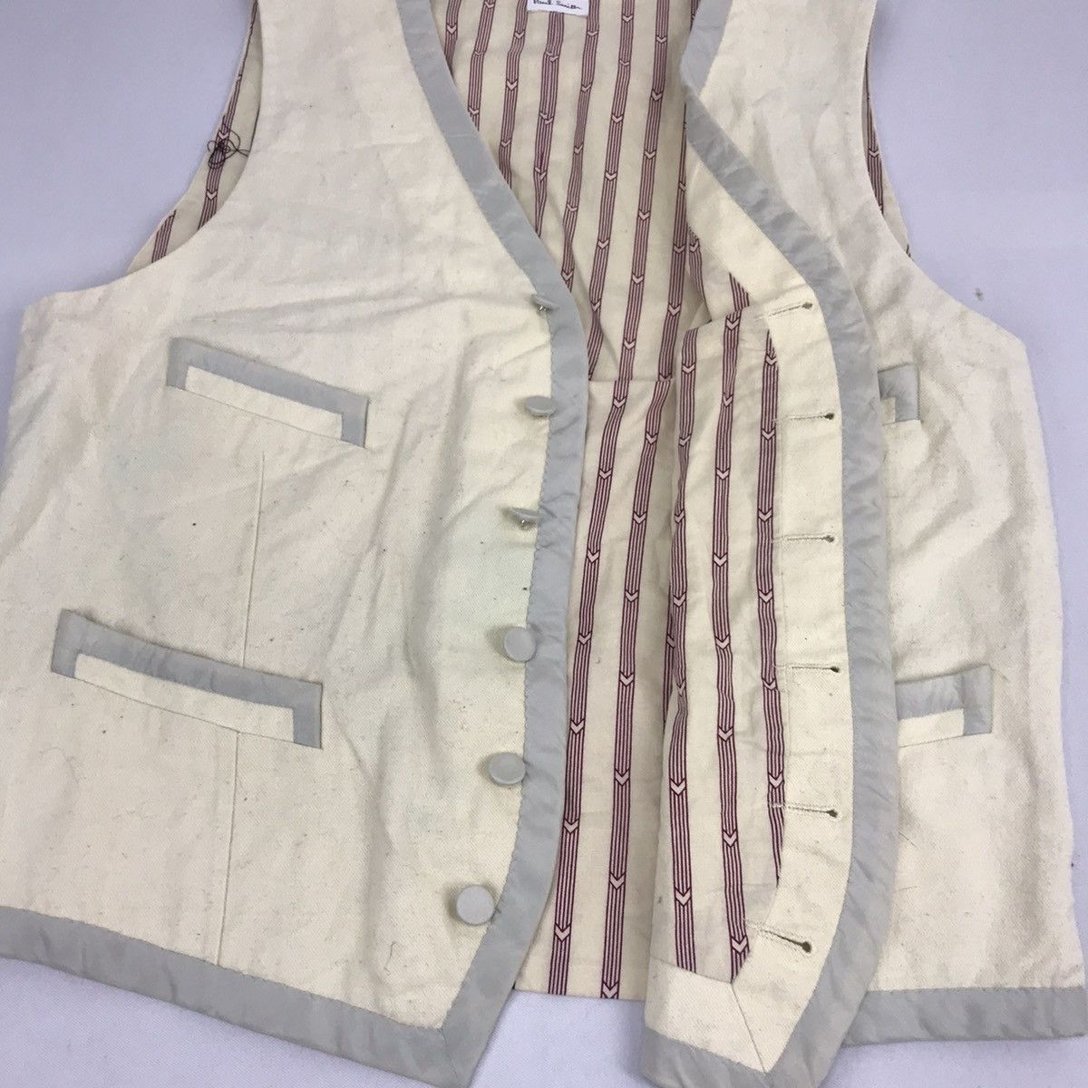 Japanese Brand Vintage Paul Smith Sleeveless Vest Size US S / EU 44-46 / 1 - 3 Thumbnail
