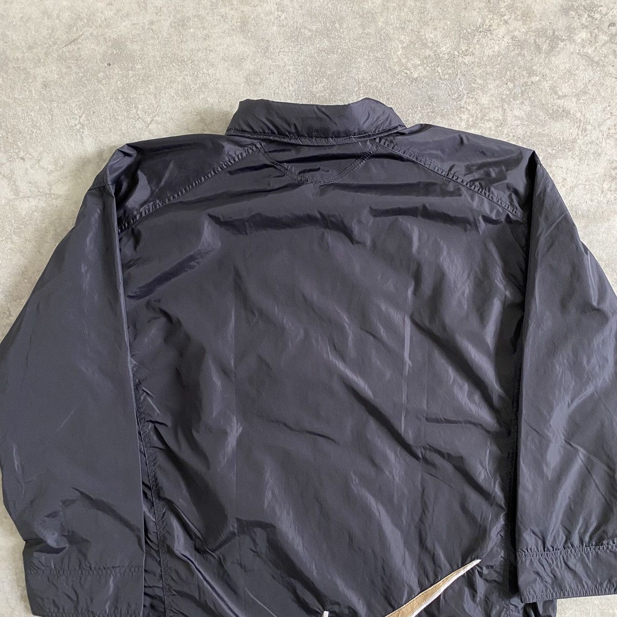 Nike × Vintage Vintage 90’s Nike Big Swoosh Light Zipper Jacket Size US L / EU 52-54 / 3 - 10 Thumbnail
