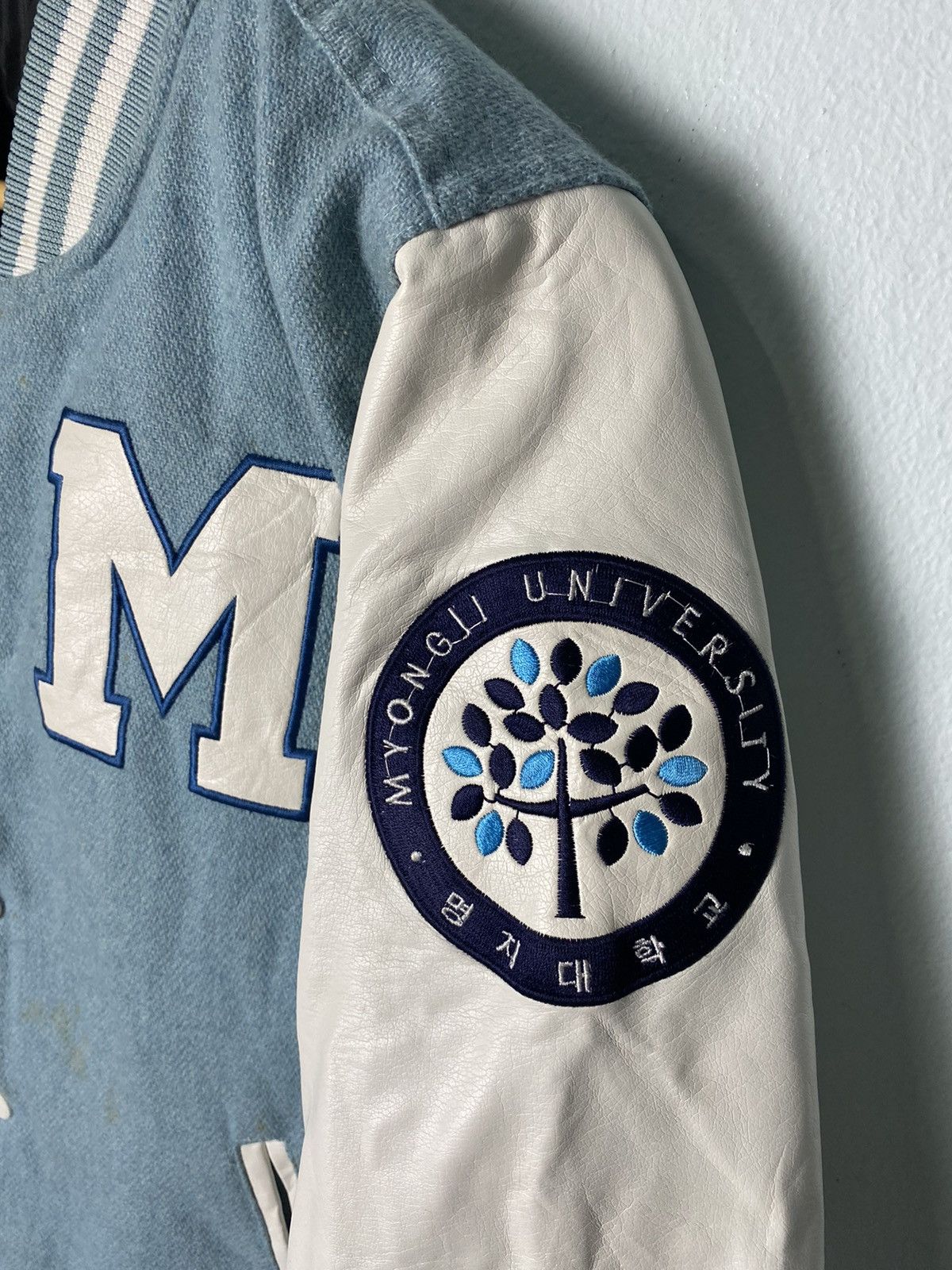 Japanese Brand Varsity Jacket Myong Ji University Size US M / EU 48-50 / 2 - 3 Thumbnail