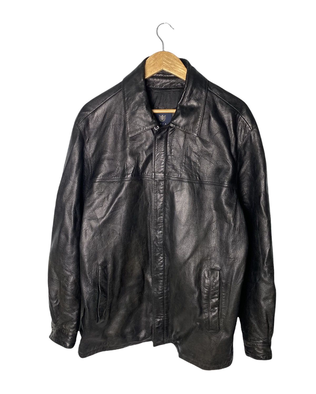 Genuine Leather × Indian Motorcycle Vintage Biker Leather Jacket Indian Size US L / EU 52-54 / 3 - 1 Thumbnail
