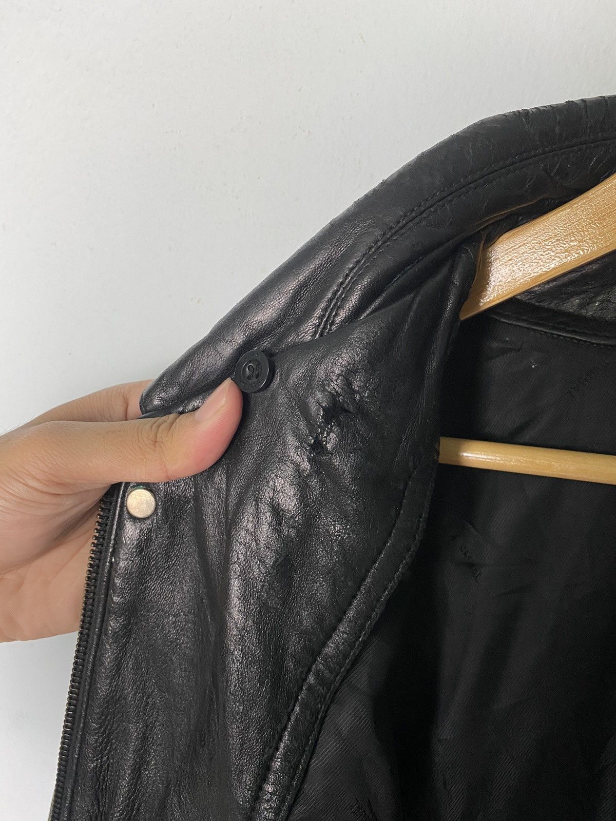 Genuine Leather × Indian Motorcycle Vintage Biker Leather Jacket Indian Size US L / EU 52-54 / 3 - 10 Thumbnail
