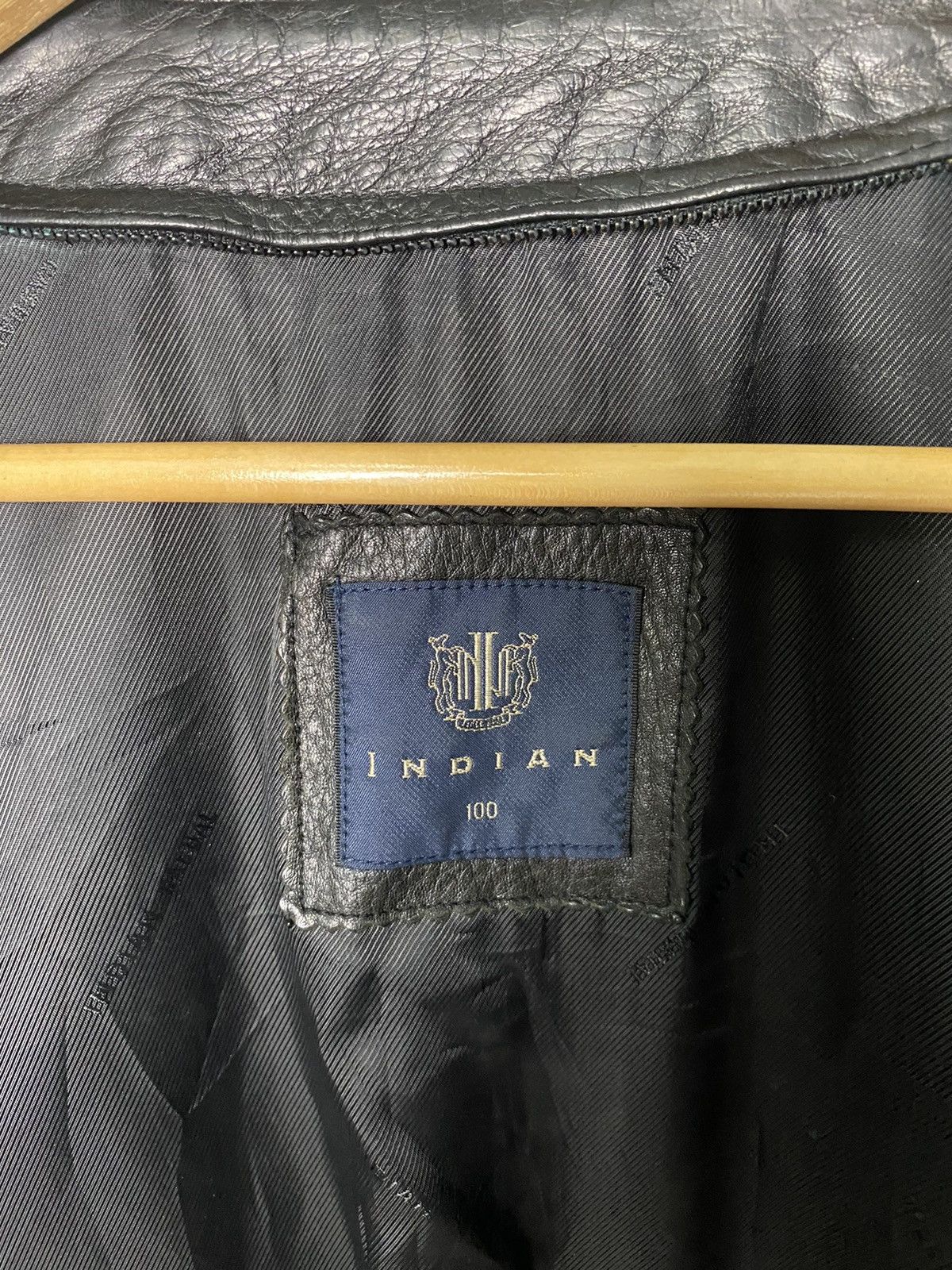Genuine Leather × Indian Motorcycle Vintage Biker Leather Jacket Indian Size US L / EU 52-54 / 3 - 11 Thumbnail