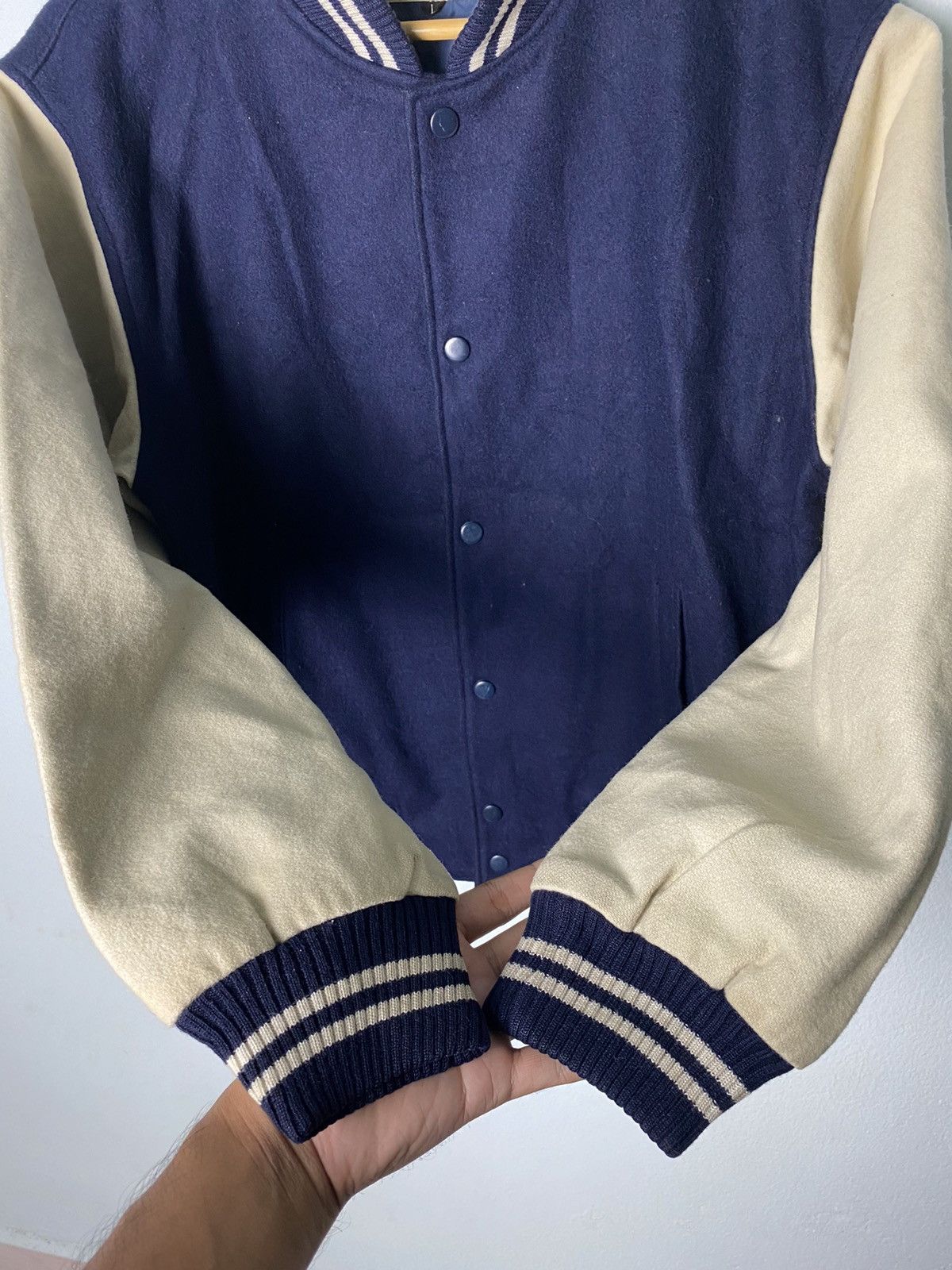 Japanese Brand Vintage Wool Varsity Jacket Zodiac Made In Japan Size US M / EU 48-50 / 2 - 5 Thumbnail