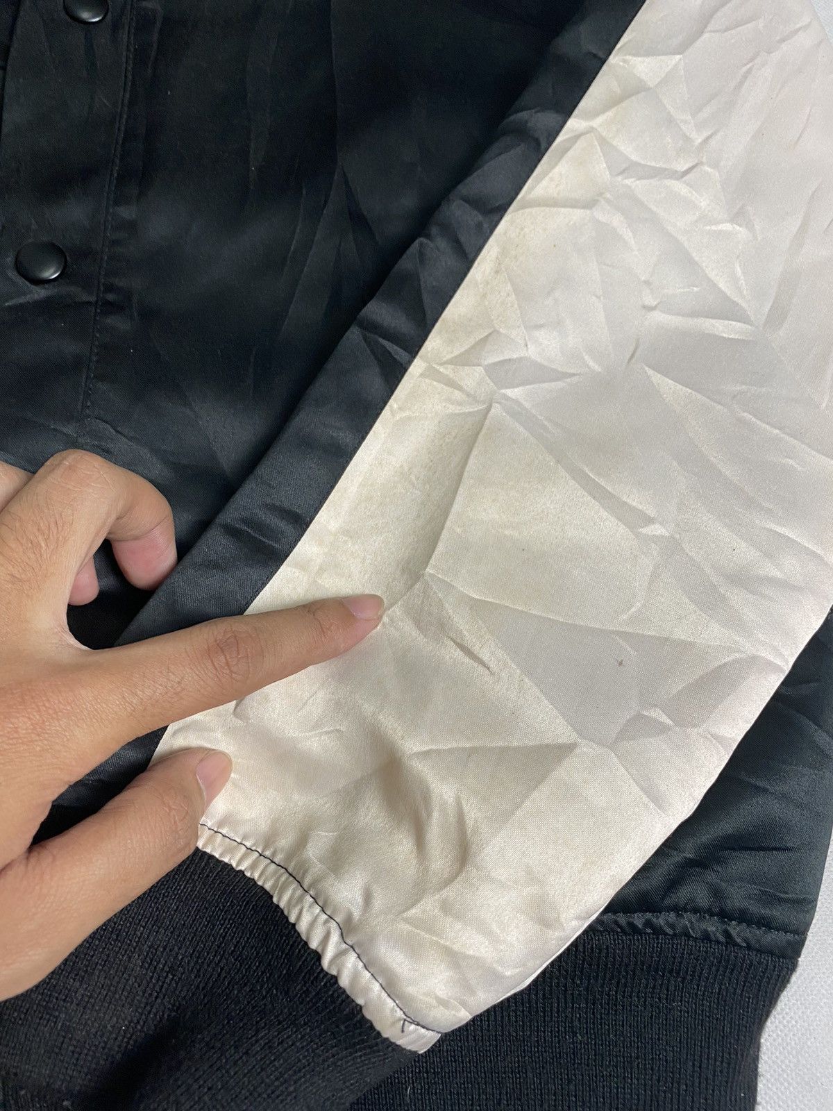 Japanese Brand Rare Design🔥 Sukajan Satin Jacket Swib Beyond The Limits Size US S / EU 44-46 / 1 - 4 Thumbnail