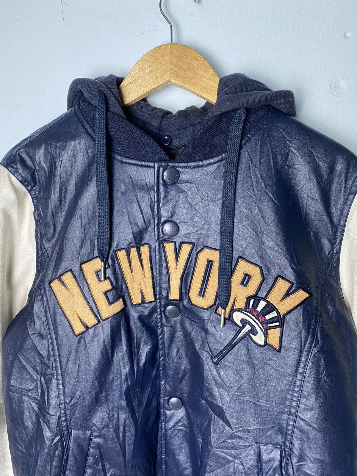 MLB Mlb New York Varsity Jacket Removeble Hoodie Size US M / EU 48-50 / 2 - 2 Thumbnail