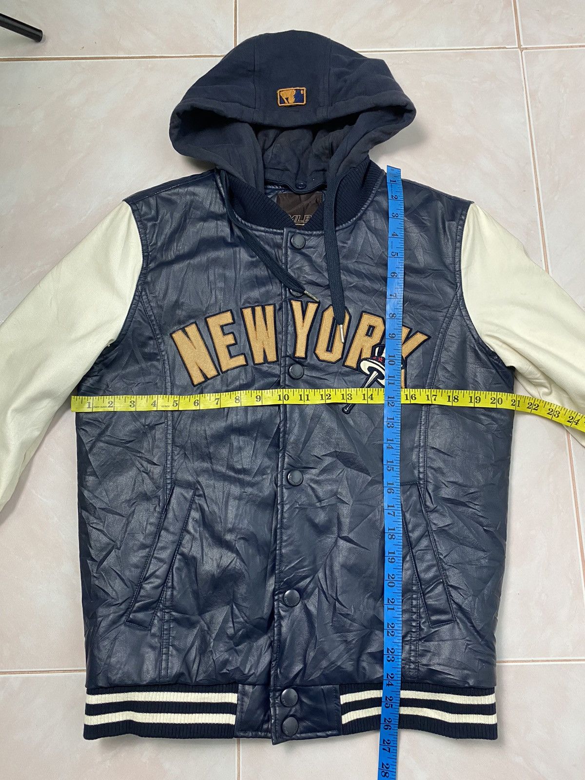 MLB Mlb New York Varsity Jacket Removeble Hoodie Size US M / EU 48-50 / 2 - 16 Thumbnail