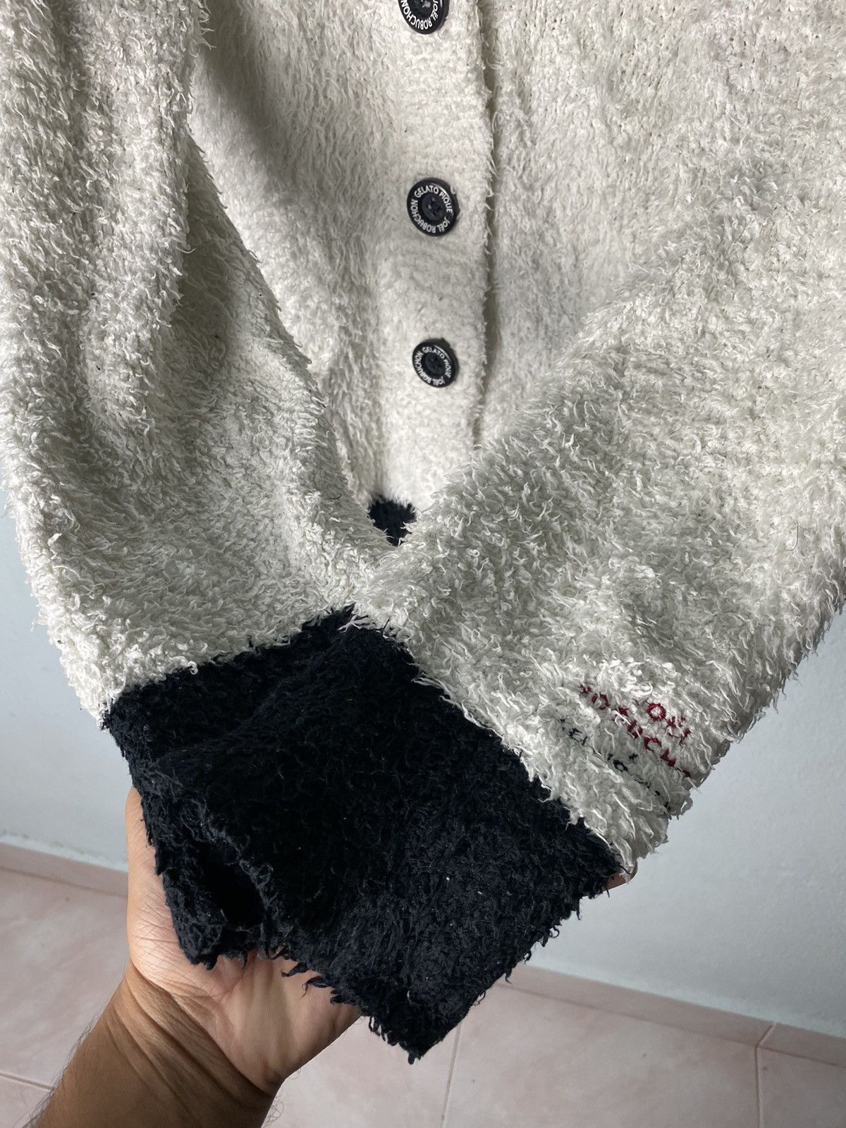 Designer × Japanese Brand × Seditionaries Joel Robuchon x Gelato Pique Knit Cardigan Jacket Size US S / EU 44-46 / 1 - 4 Thumbnail