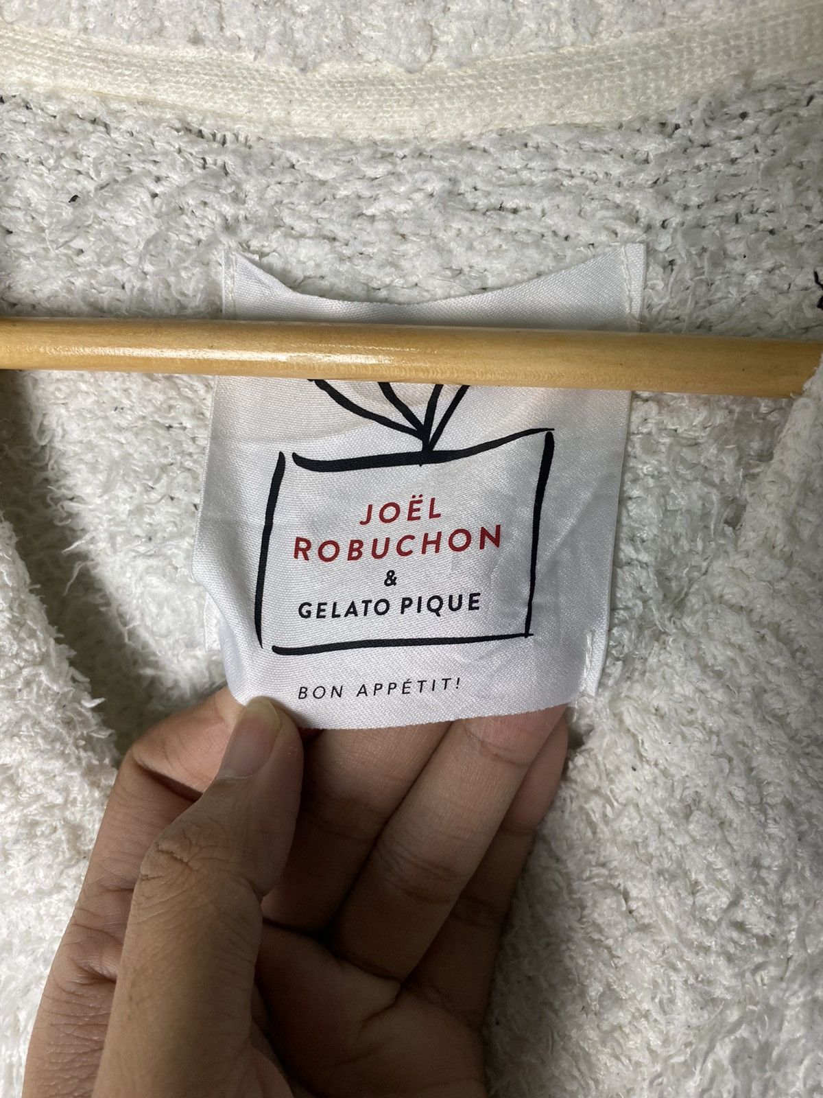 Designer × Japanese Brand × Seditionaries Joel Robuchon x Gelato Pique Knit Cardigan Jacket Size US S / EU 44-46 / 1 - 6 Thumbnail