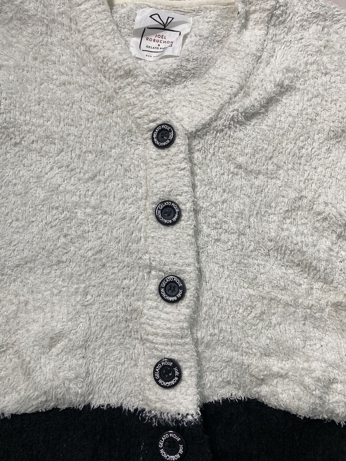 Designer × Japanese Brand × Seditionaries Joel Robuchon x Gelato Pique Knit Cardigan Jacket Size US S / EU 44-46 / 1 - 10 Thumbnail