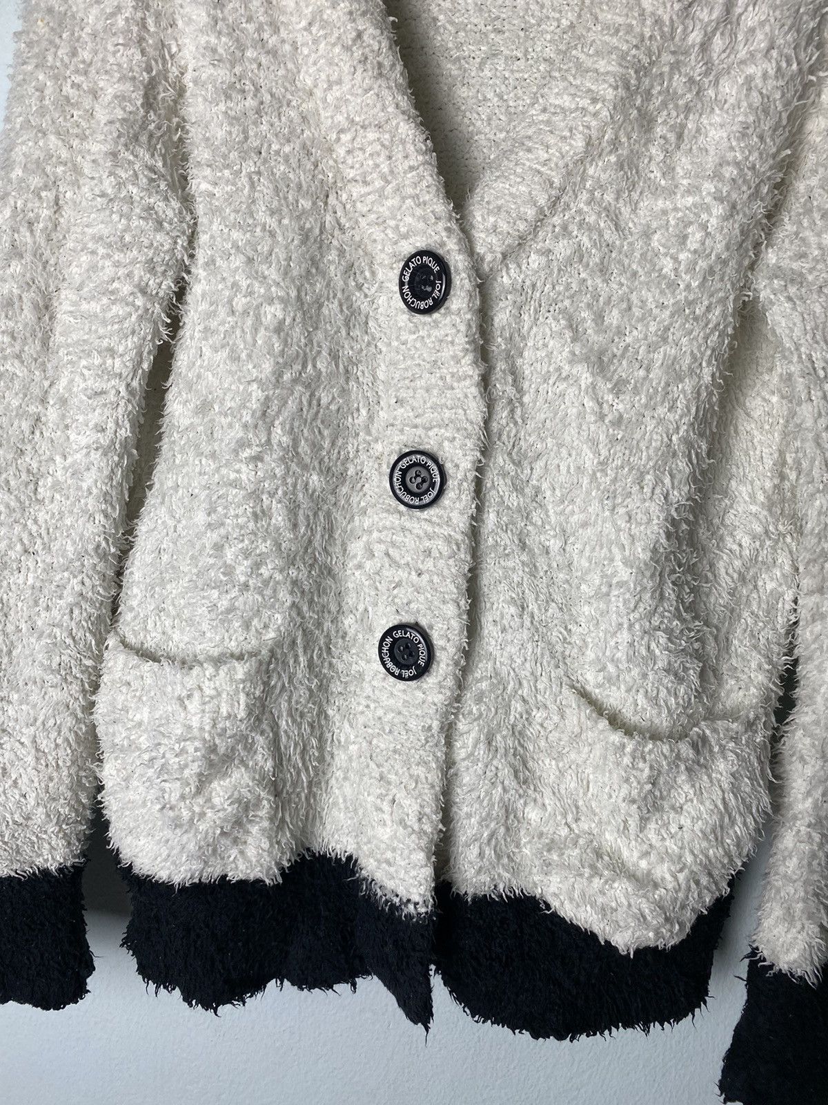 Designer × Japanese Brand × Seditionaries Joel Robuchon x Gelato Pique Knit Cardigan Jacket Size US S / EU 44-46 / 1 - 3 Thumbnail