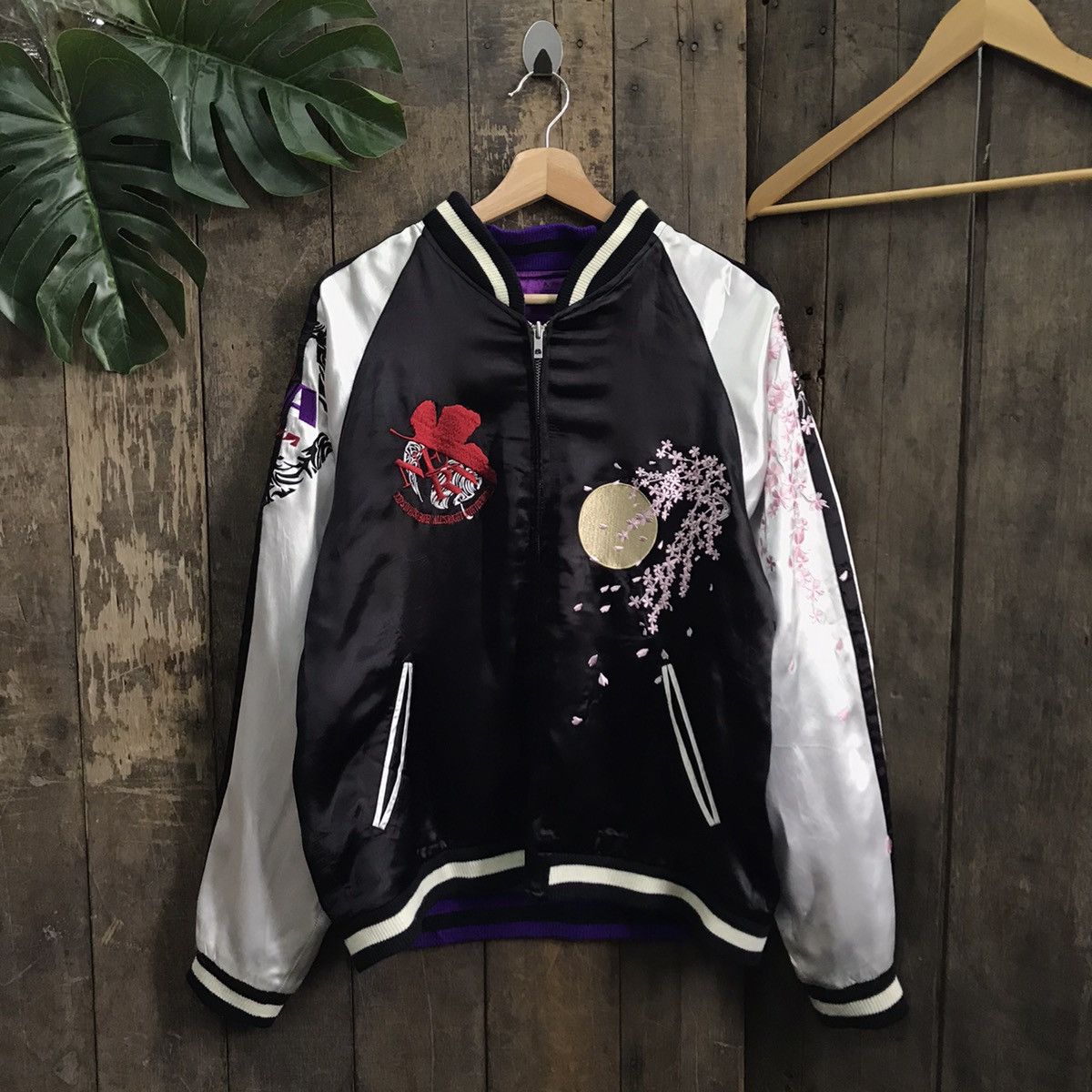Japanese Brand Vintage Sukajan Evangelion Reversible Bomber Jacket Size US L / EU 52-54 / 3 - 3 Thumbnail