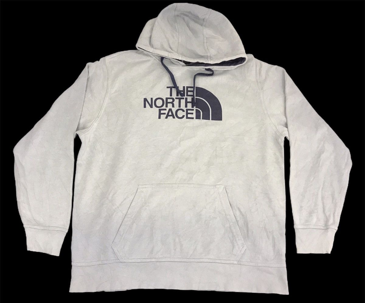 image of The North Face Fleece Sweatshirt Hoodies Pull Over in Light Blue, Men's (Size XL)
