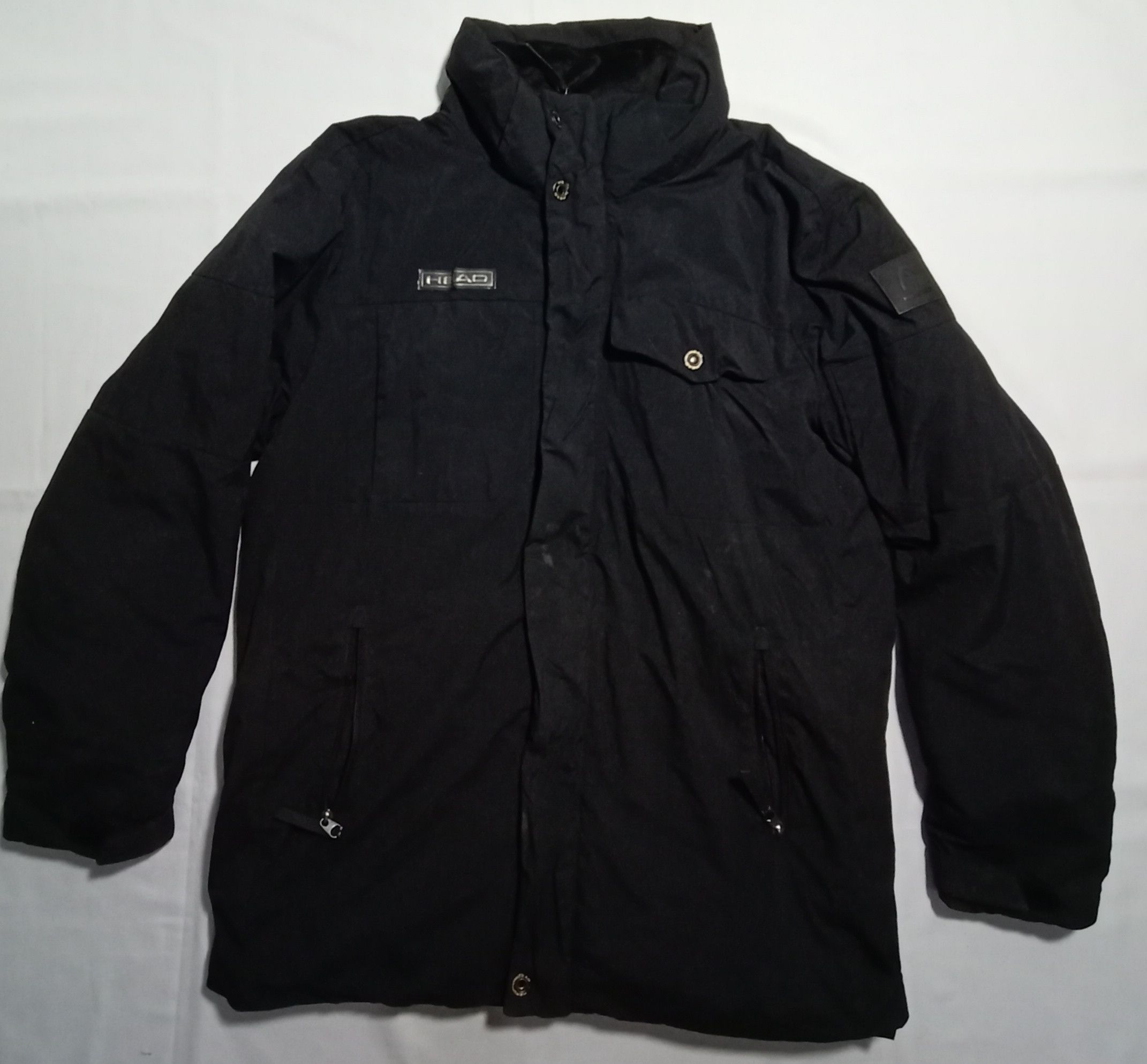 Japanese Brand Head Padded Bombers Jacket Parka Outdoor Winterwear Ski Size US S / EU 44-46 / 1 - 1 Thumbnail