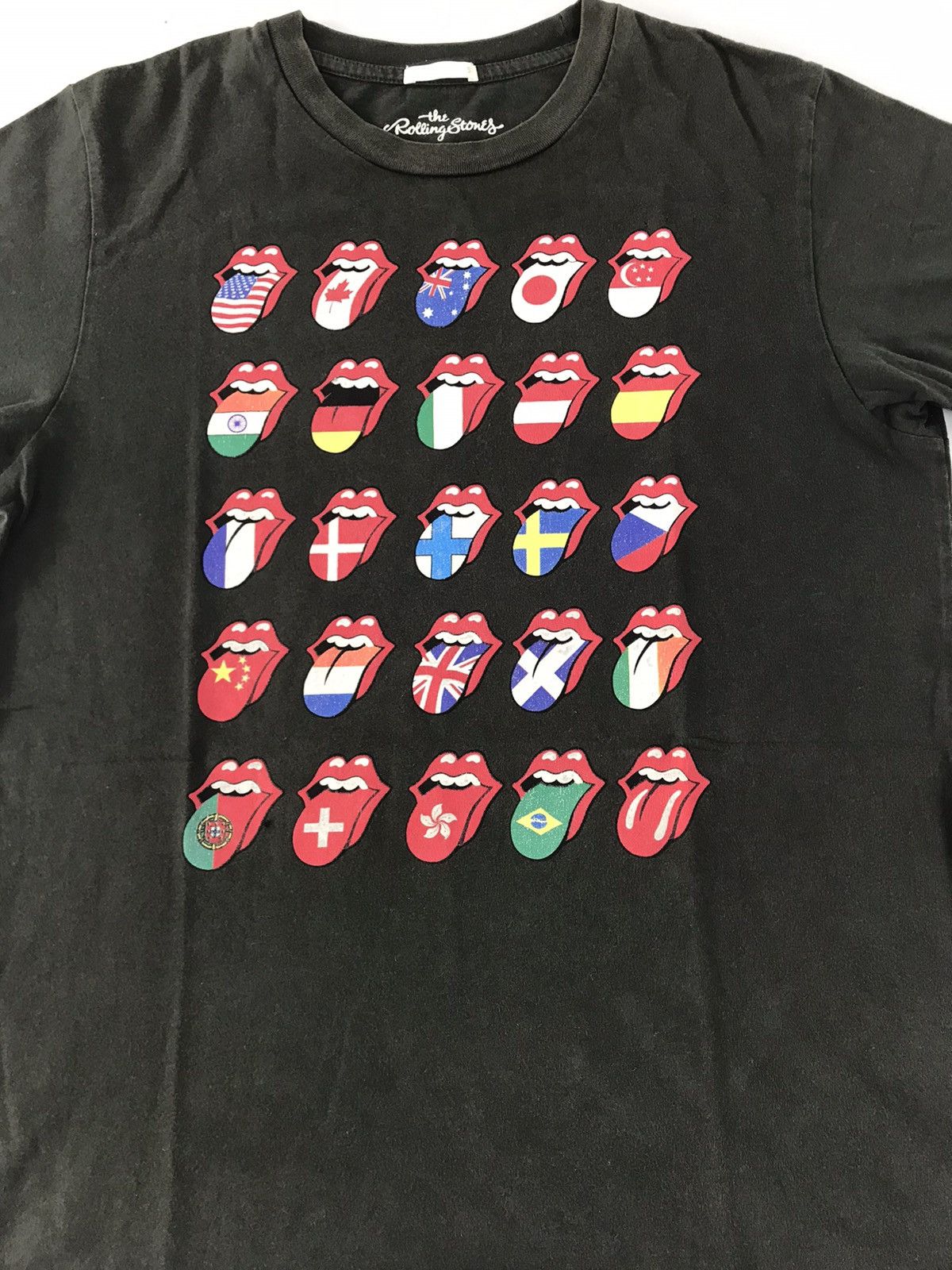 Band Tees × The Rolling Stones The Rolling Stone English Rock Band Tongue Tour Logo Size US S / EU 44-46 / 1 - 2 Thumbnail