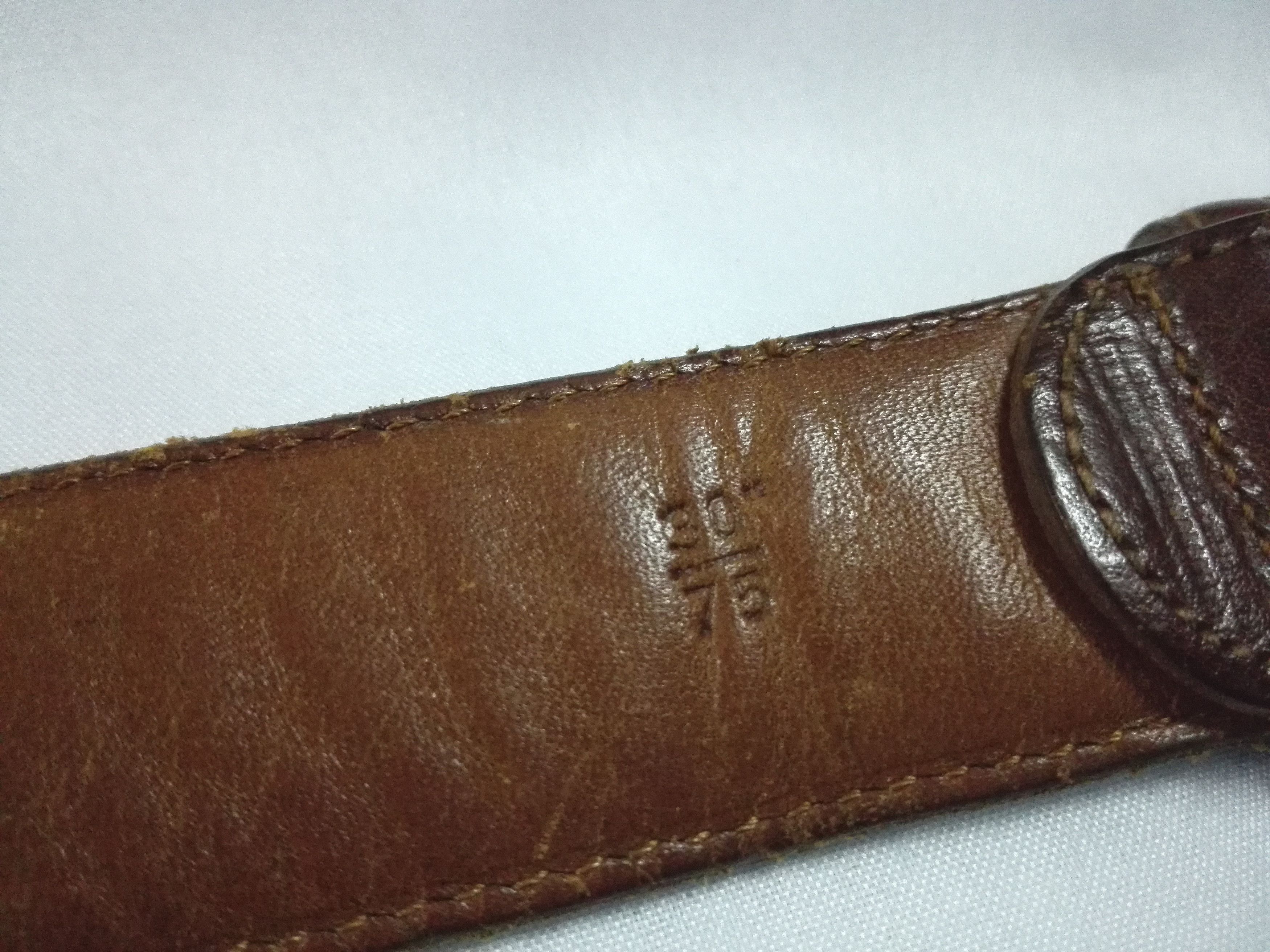 Leather Polo Ralph Lauren Men's Belt Leather Pony Logo Size 32 - 8 Thumbnail