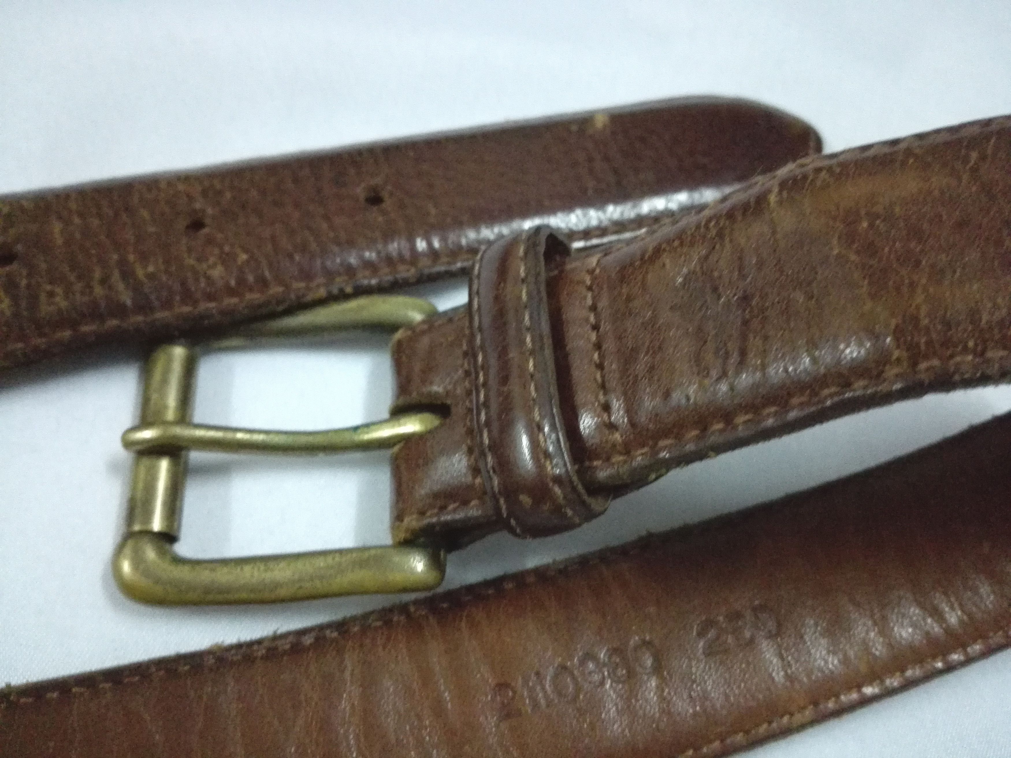 Leather Polo Ralph Lauren Men's Belt Leather Pony Logo Size 32 - 3 Thumbnail