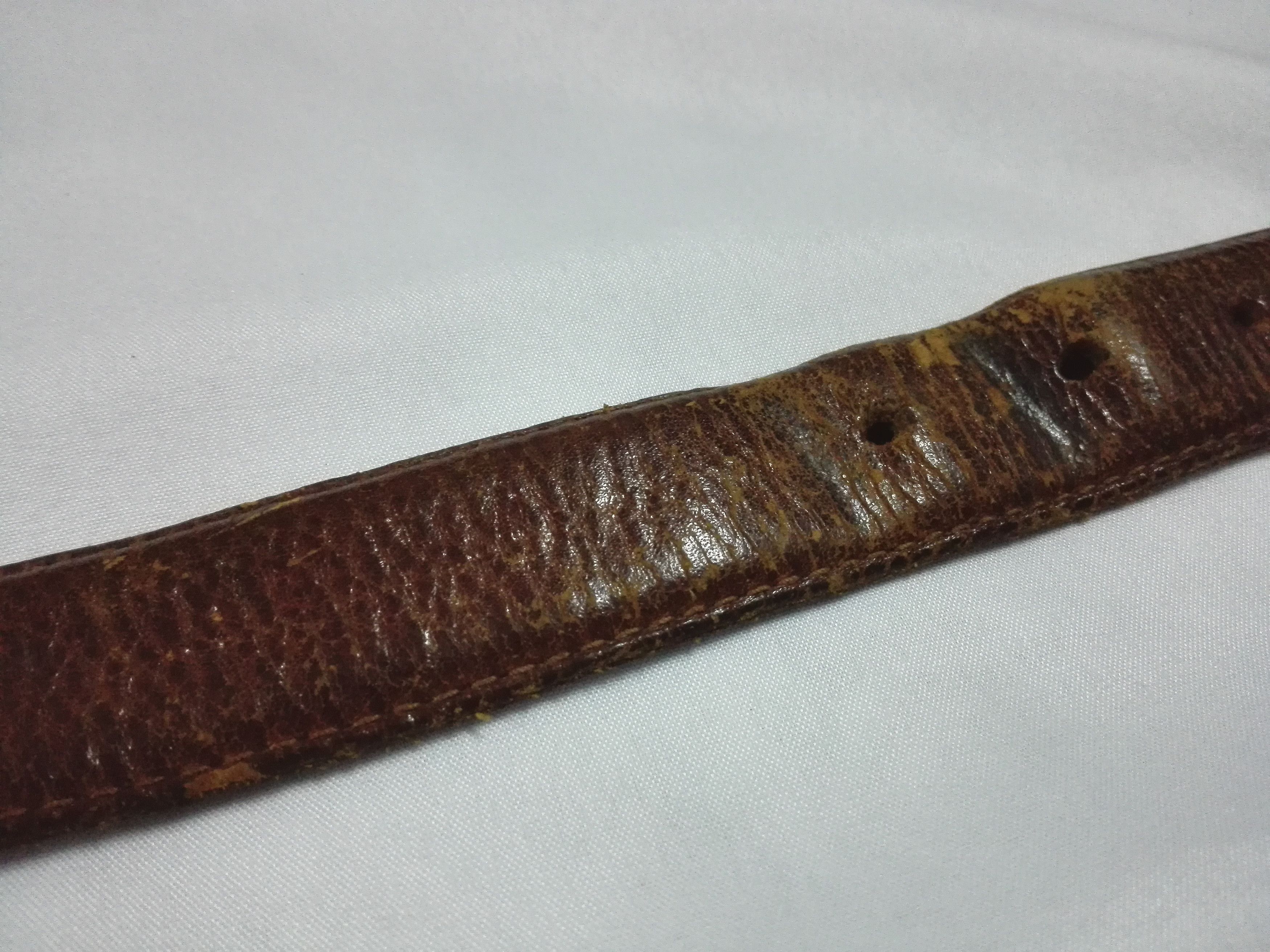 Leather Polo Ralph Lauren Men's Belt Leather Pony Logo Size 32 - 5 Thumbnail