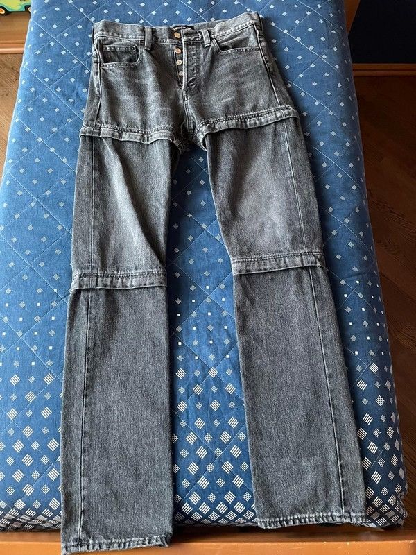 Balenciaga [on hold] Balenciaga SS18 Convertible Zip Denim Size US 28 / EU 44 - 1 Thumbnail
