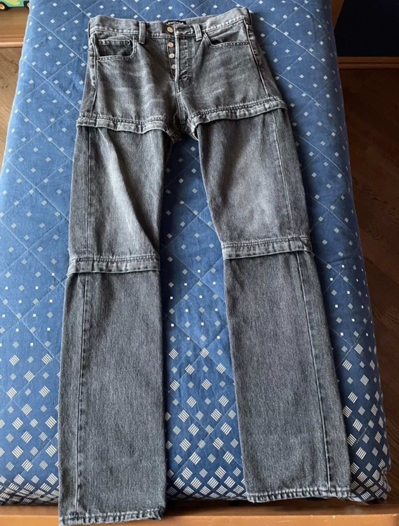 Balenciaga [on hold] Balenciaga SS18 Convertible Zip Denim Size US 28 / EU 44 - 6 Thumbnail