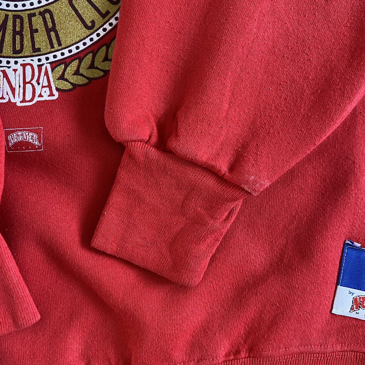 NBA Vintage 90’s Chicago Bulls NBA Nutmeg Crewneck Sweatshirt Size US XL / EU 56 / 4 - 9 Thumbnail