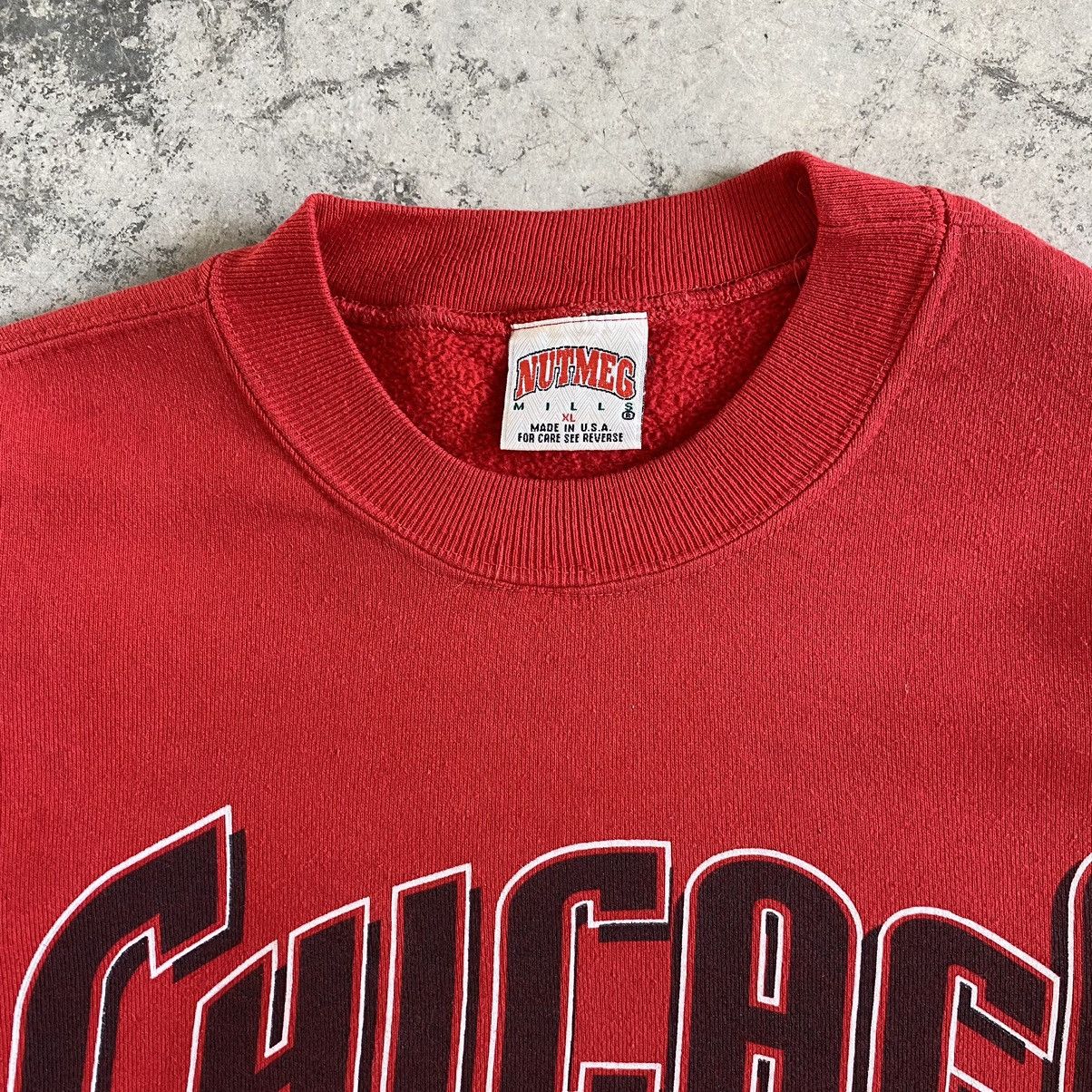 NBA Vintage 90’s Chicago Bulls NBA Nutmeg Crewneck Sweatshirt Size US XL / EU 56 / 4 - 7 Thumbnail