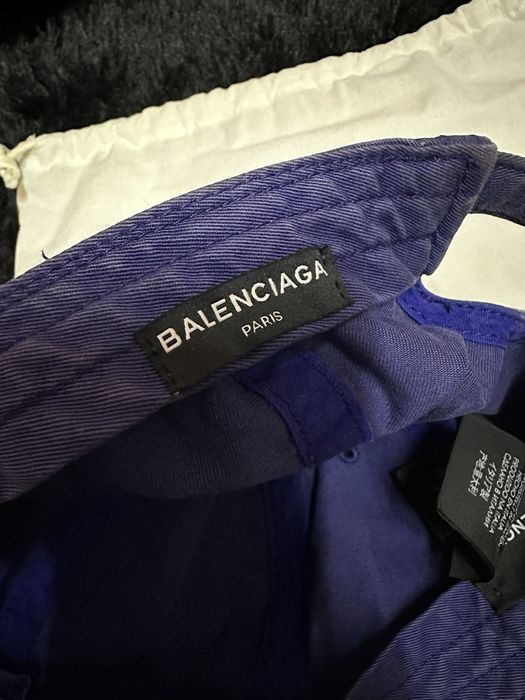 Balenciaga Balenciaga Campaign Logo Cap Washed Faded Large | Grailed