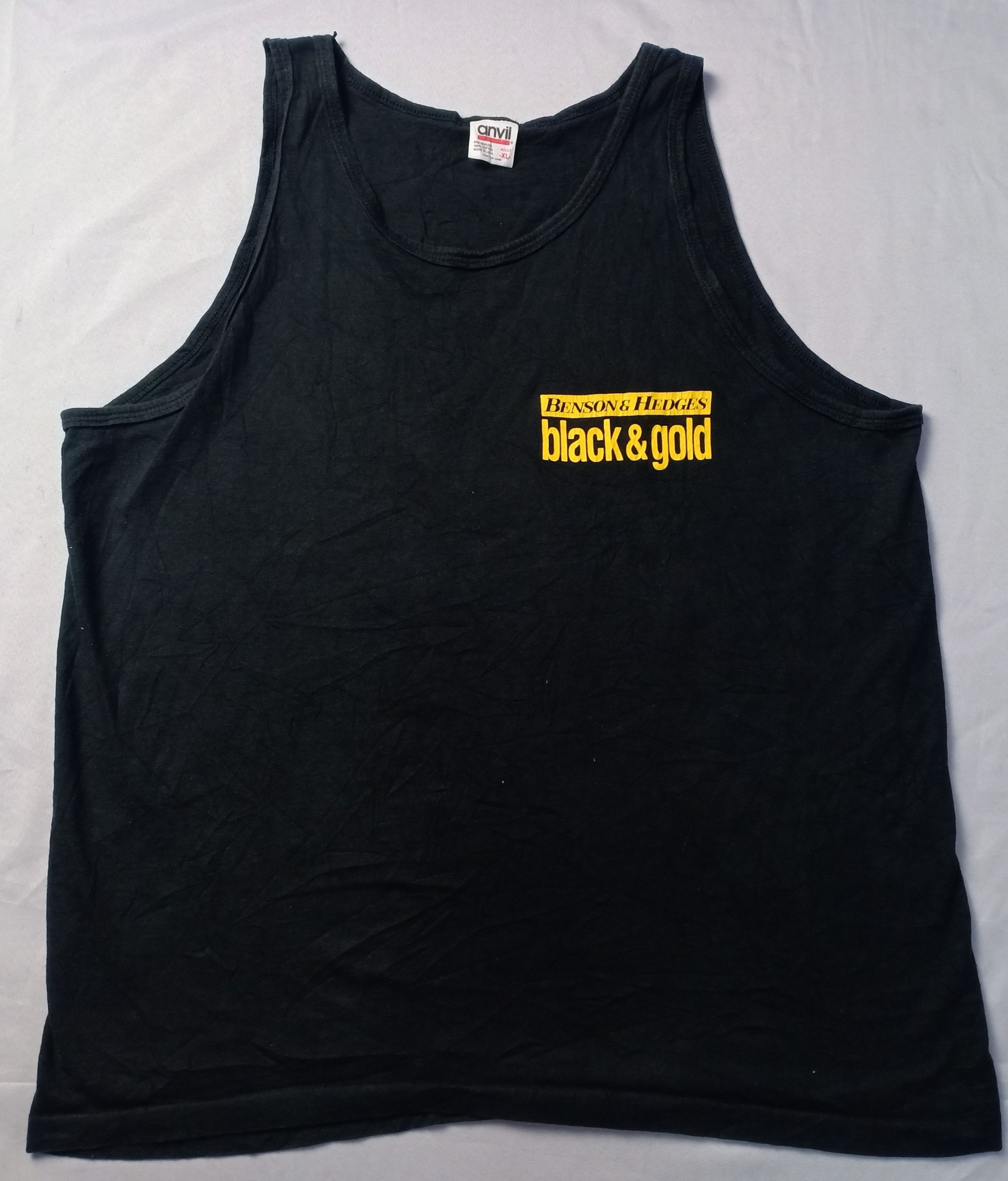 Anvil Vintage 90s Benson & Hedges "Black & Gold" Cigarette Promo Size US XL / EU 56 / 4 - 3 Thumbnail